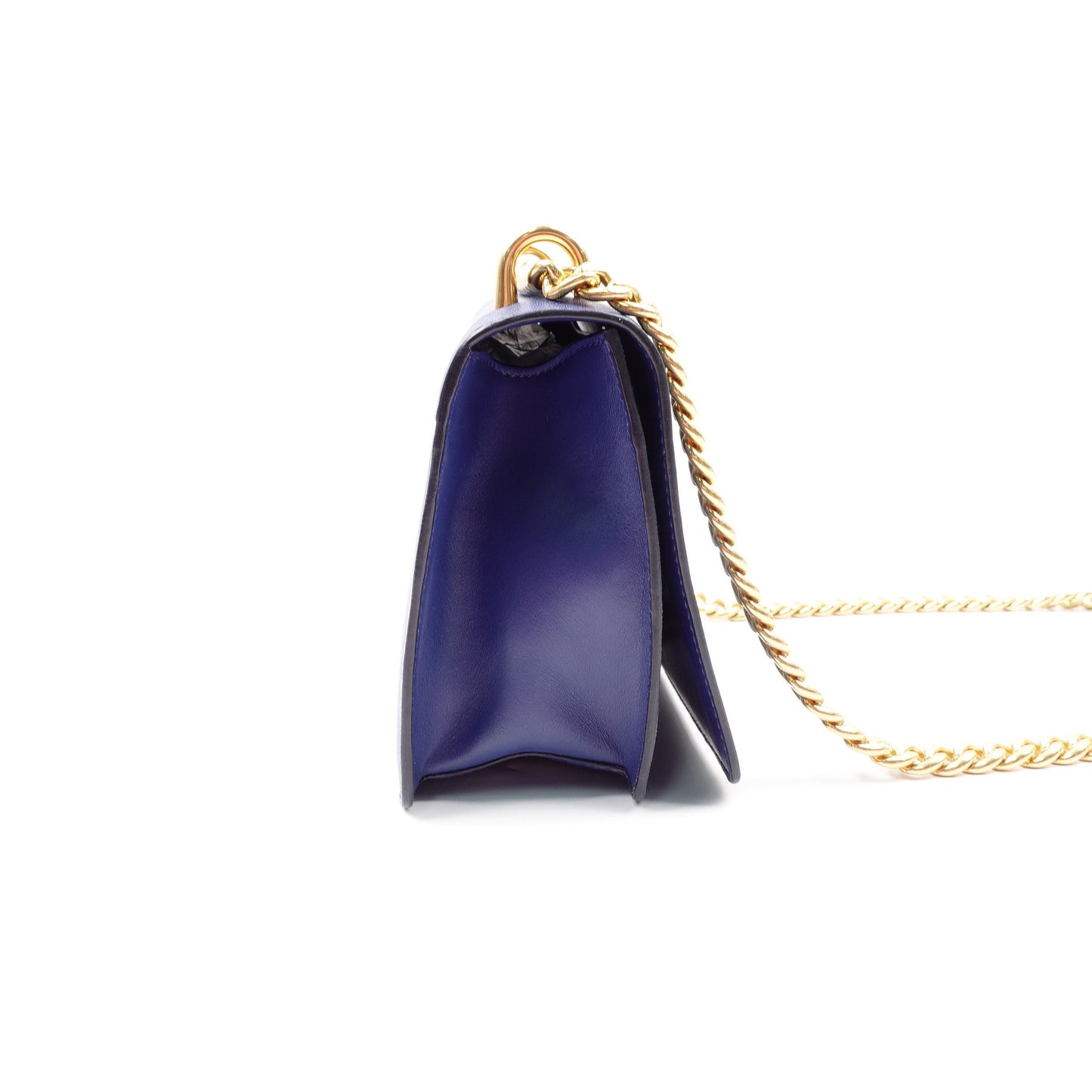 Pre-owned Prada Blue  Saffiano Leather Shoulder Bag