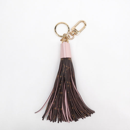 Pre-owned Louis Vuitton Monogram&Pink Coated Canvas Bag Charm