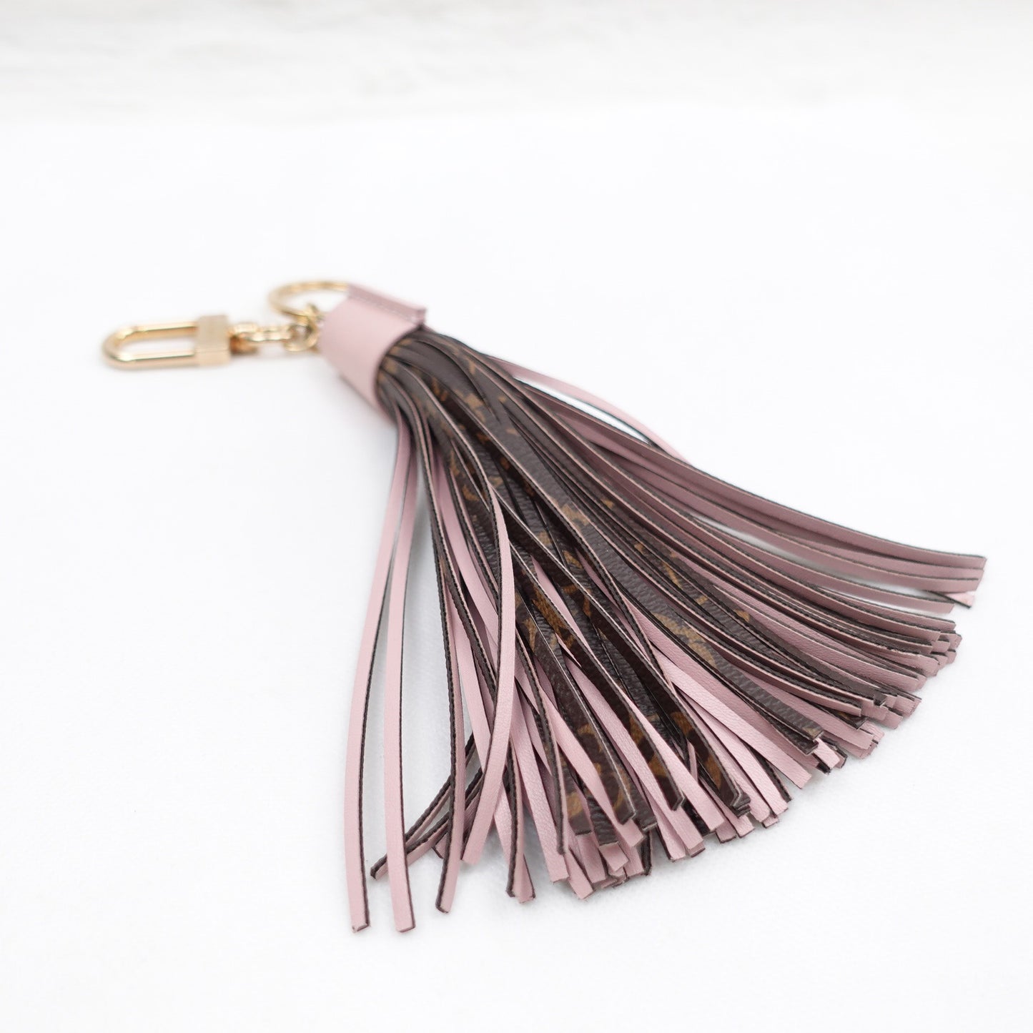 Pre-owned Louis Vuitton Monogram&Pink Coated Canvas Bag Charm