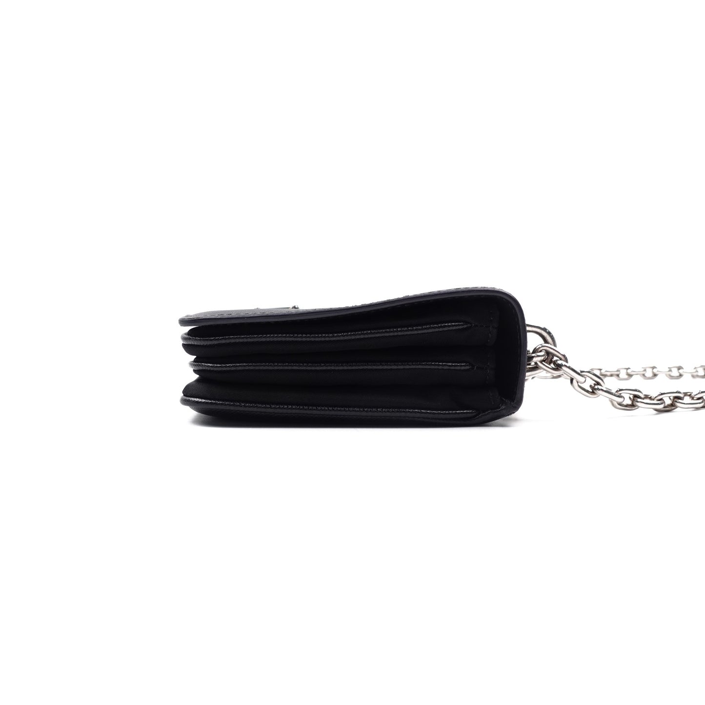Pre-owned Prada Black Calfskin Shoulder Bag