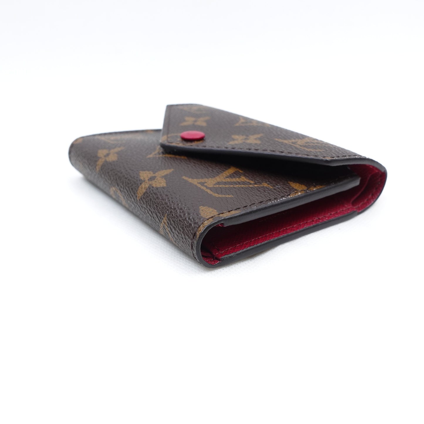 Pre-owned Louis Vuitton Victorine Monogram Coated Canvas Short Wallet