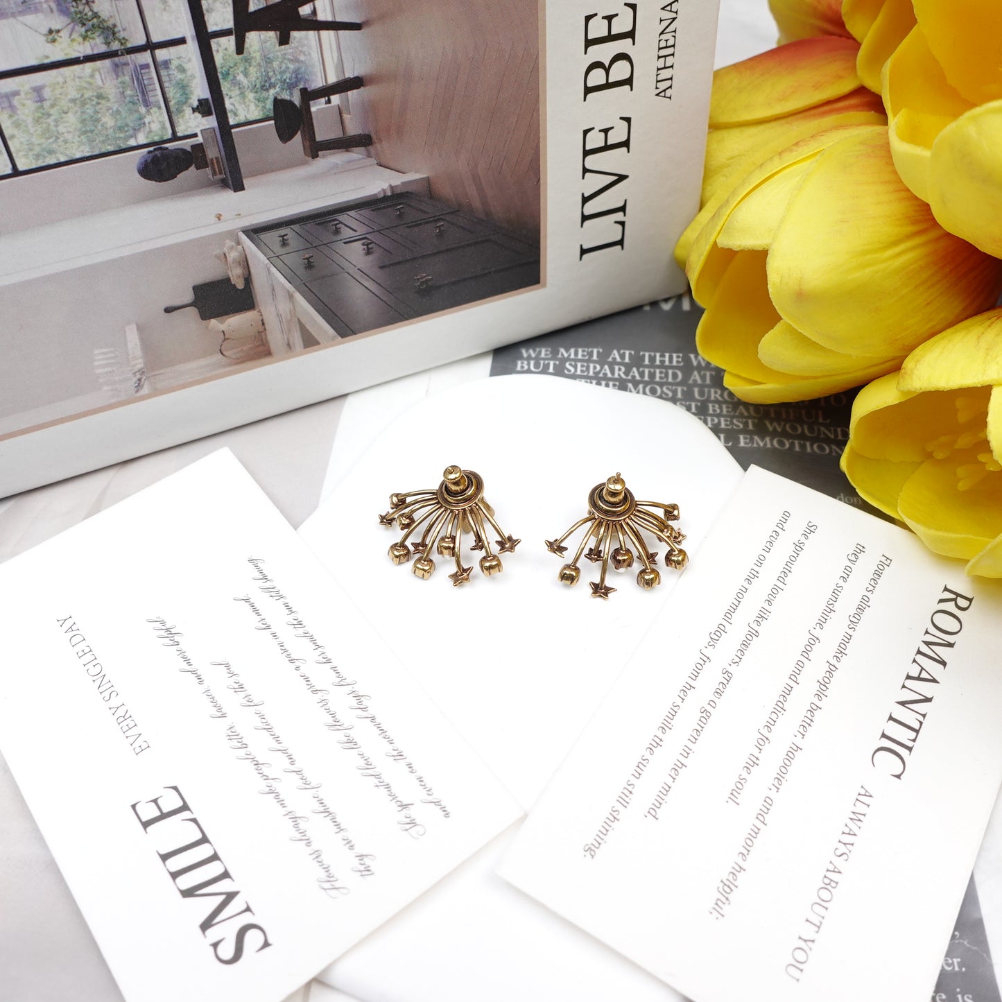 Pre-Owned Dior Gold-tone Metal Pearl Earing