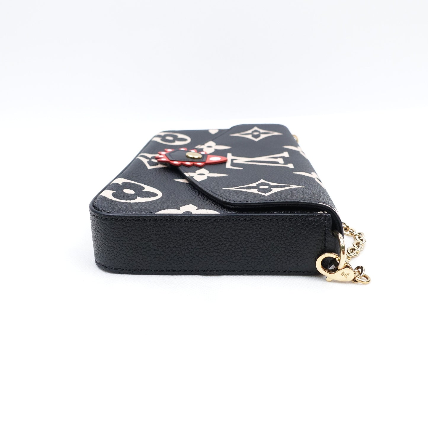 Pre-owned Louis Vuitton Felicie Monogram Calfskin Shoulder Bag