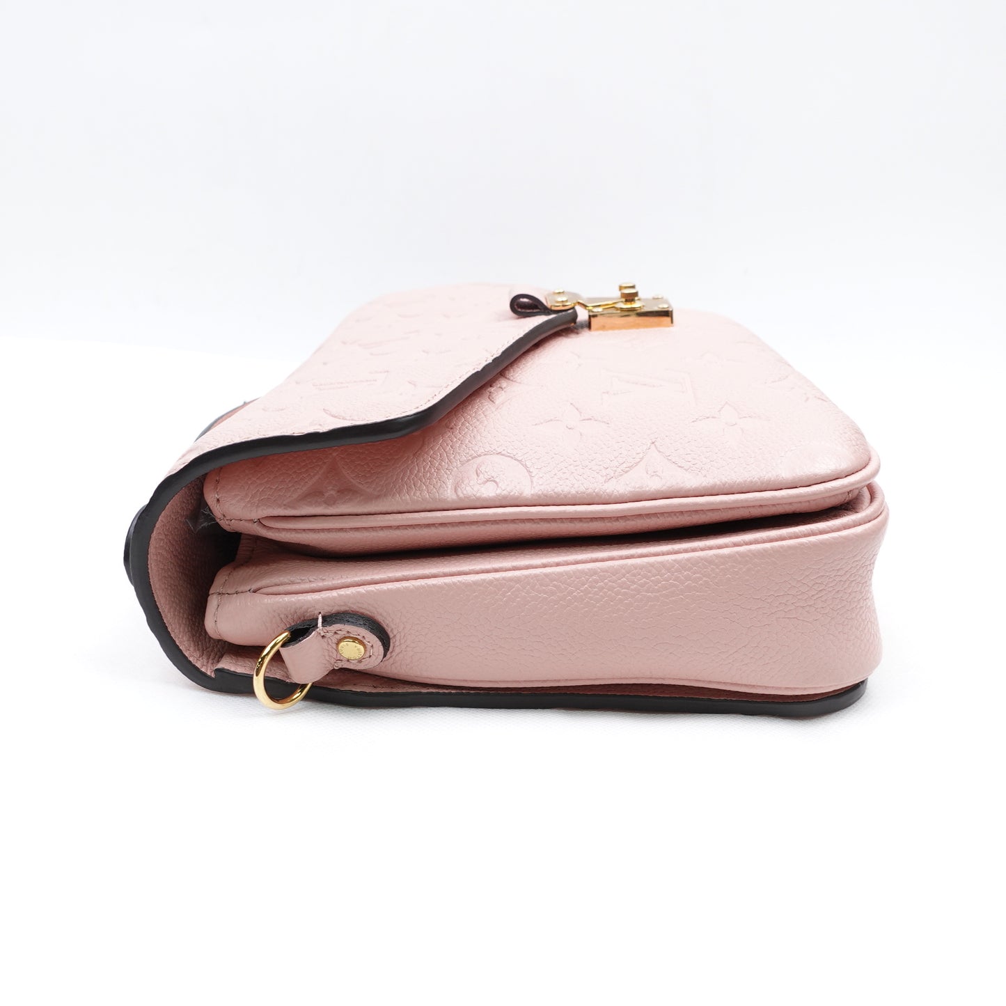 Pre-Owned Louos Vuitton Pochette Metis Pink Calfskin Shoulder Bag