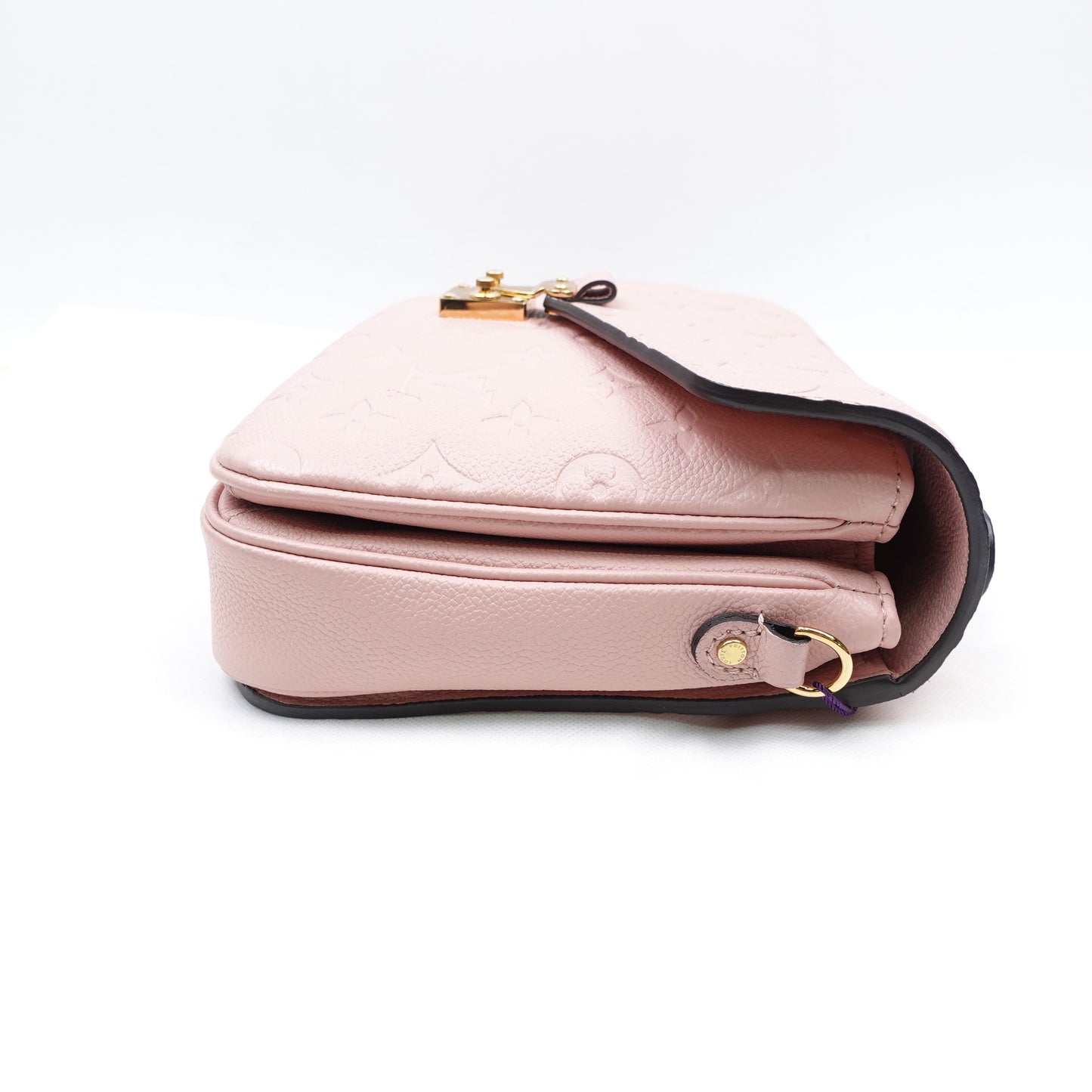 Pre-Owned Louos Vuitton Pochette Metis Pink Calfskin Shoulder Bag