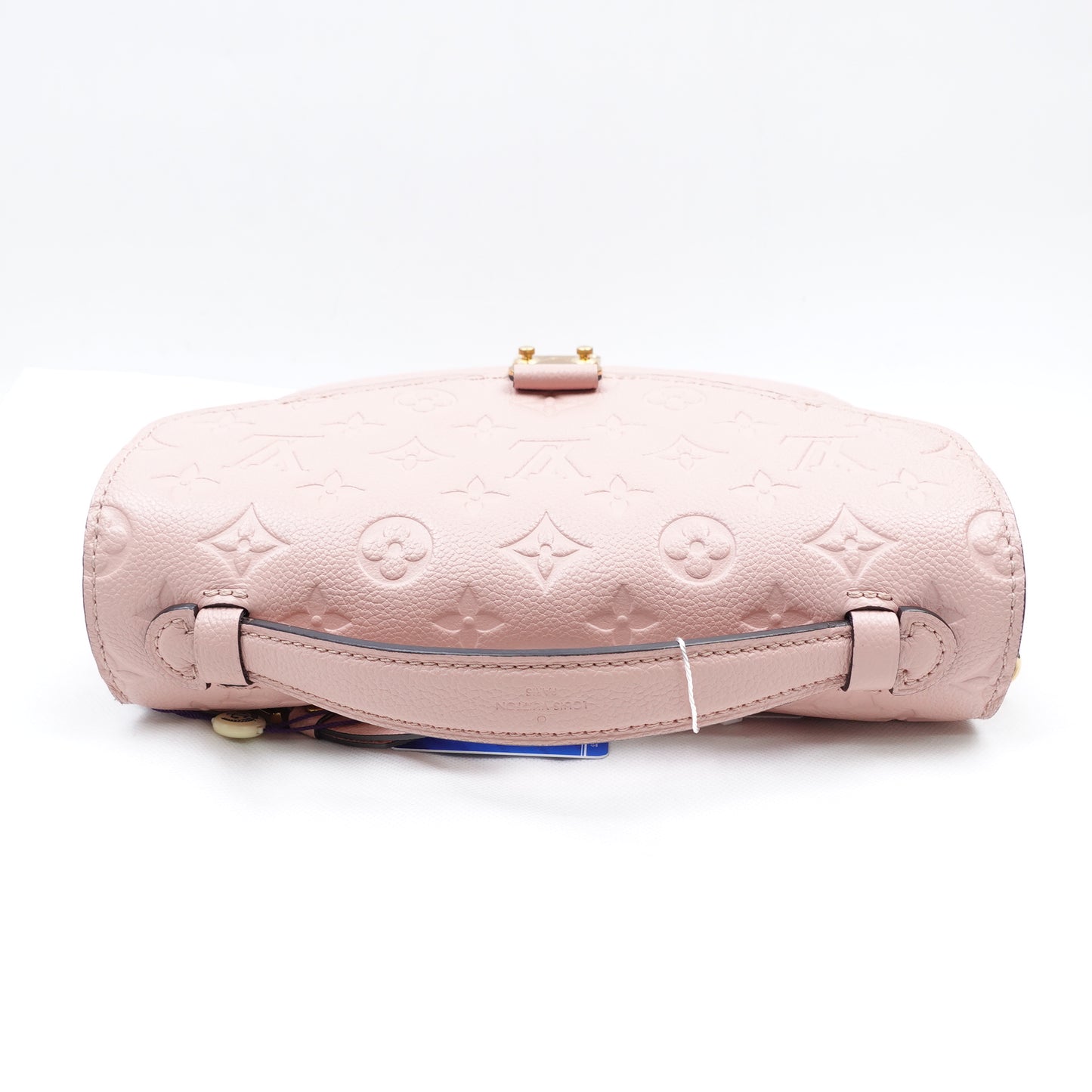Pre-Owned Louos Vuitton Pochette Metis Pink Calfskin Shoulder Bag