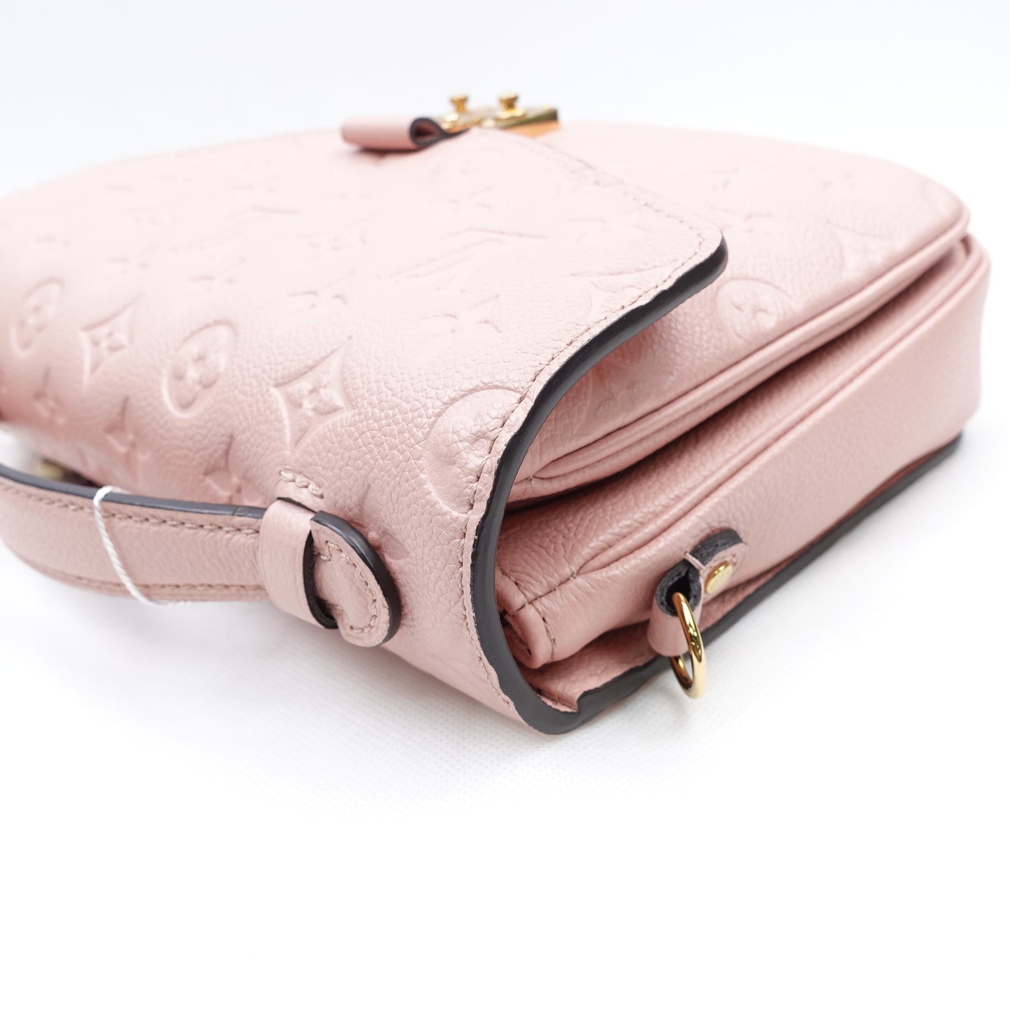 Pre-Owned Louos Vuitton Pochette Metis Pink Calfskin Shoulder Bag