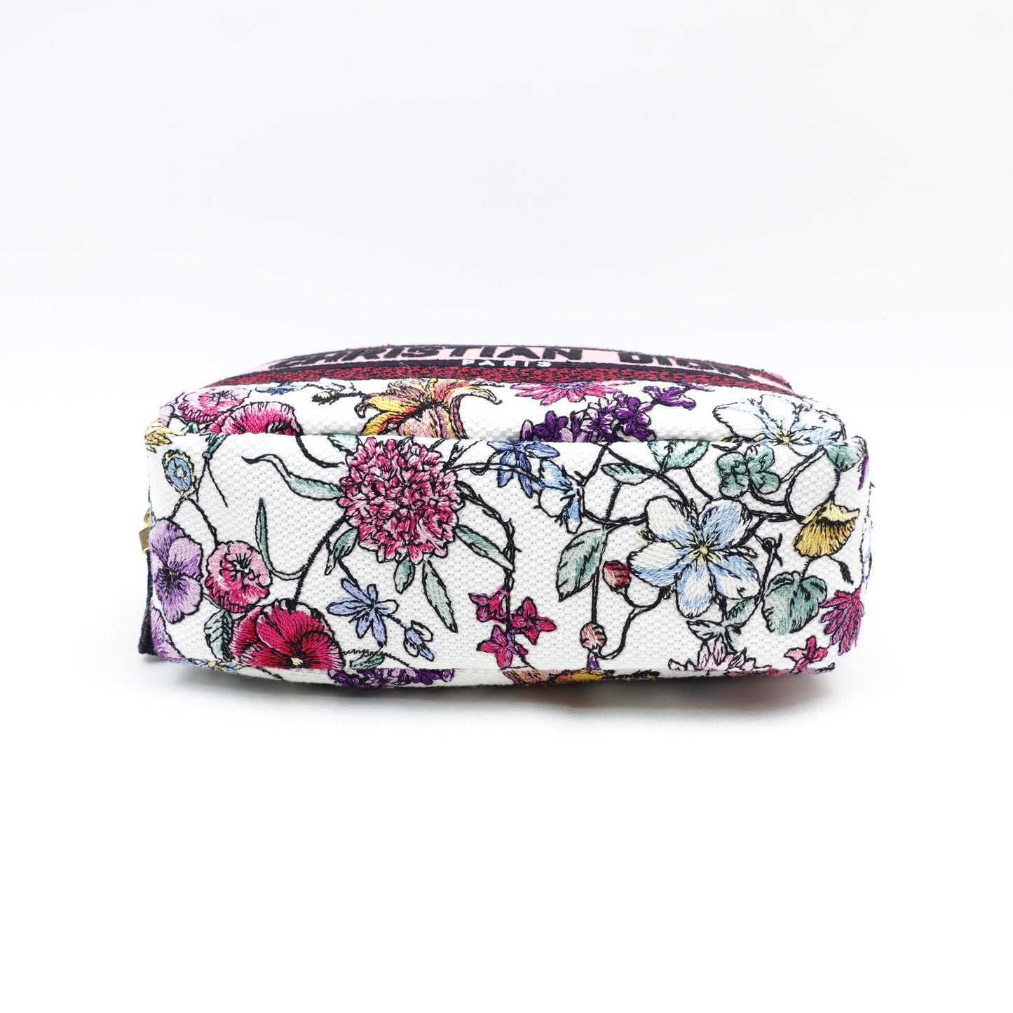 Pre-owned Dior Floral Canvas Clutch