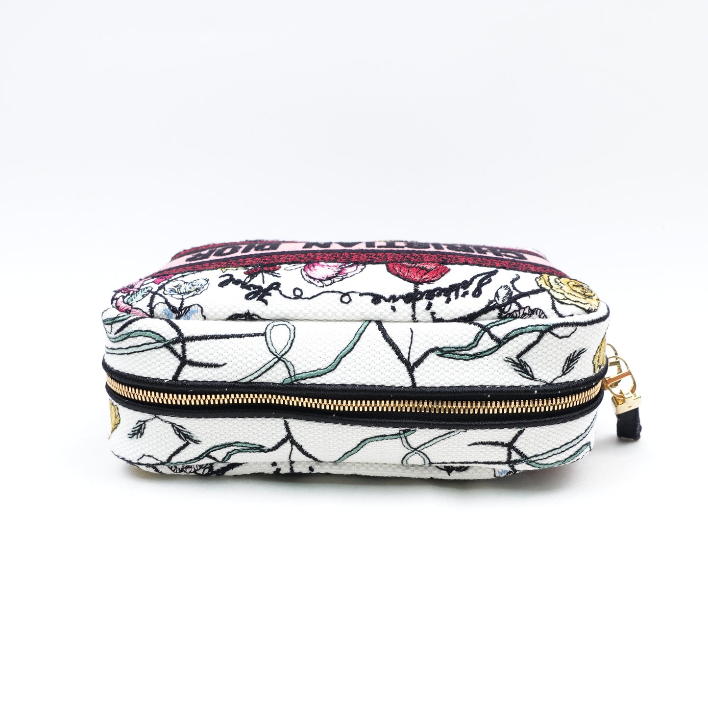 Pre-owned Dior Floral Canvas Clutch