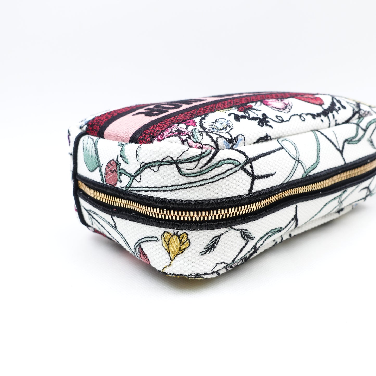 Pre-owned Dior Floral Canvas Clutch