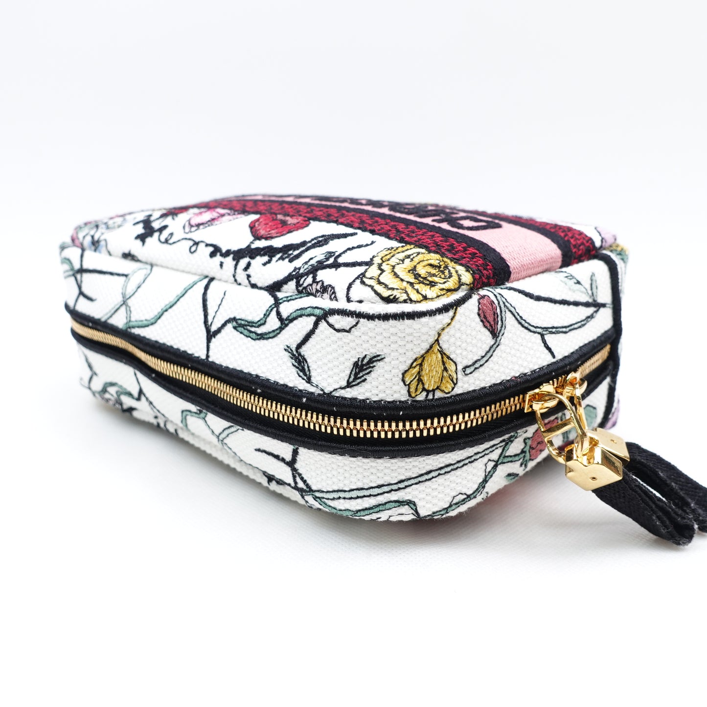 Pre-owned Dior Floral Canvas Clutch
