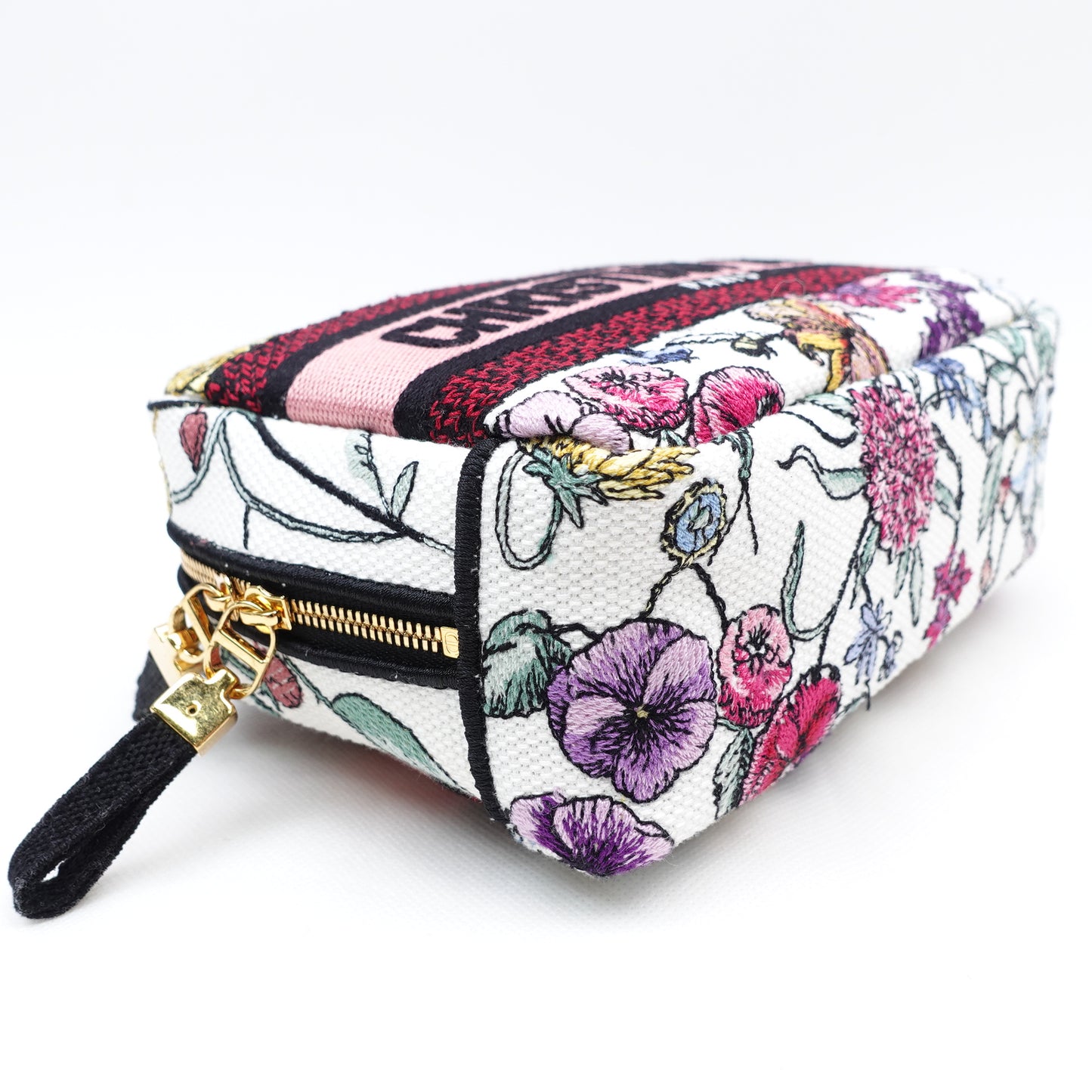 Pre-owned Dior Floral Canvas Clutch