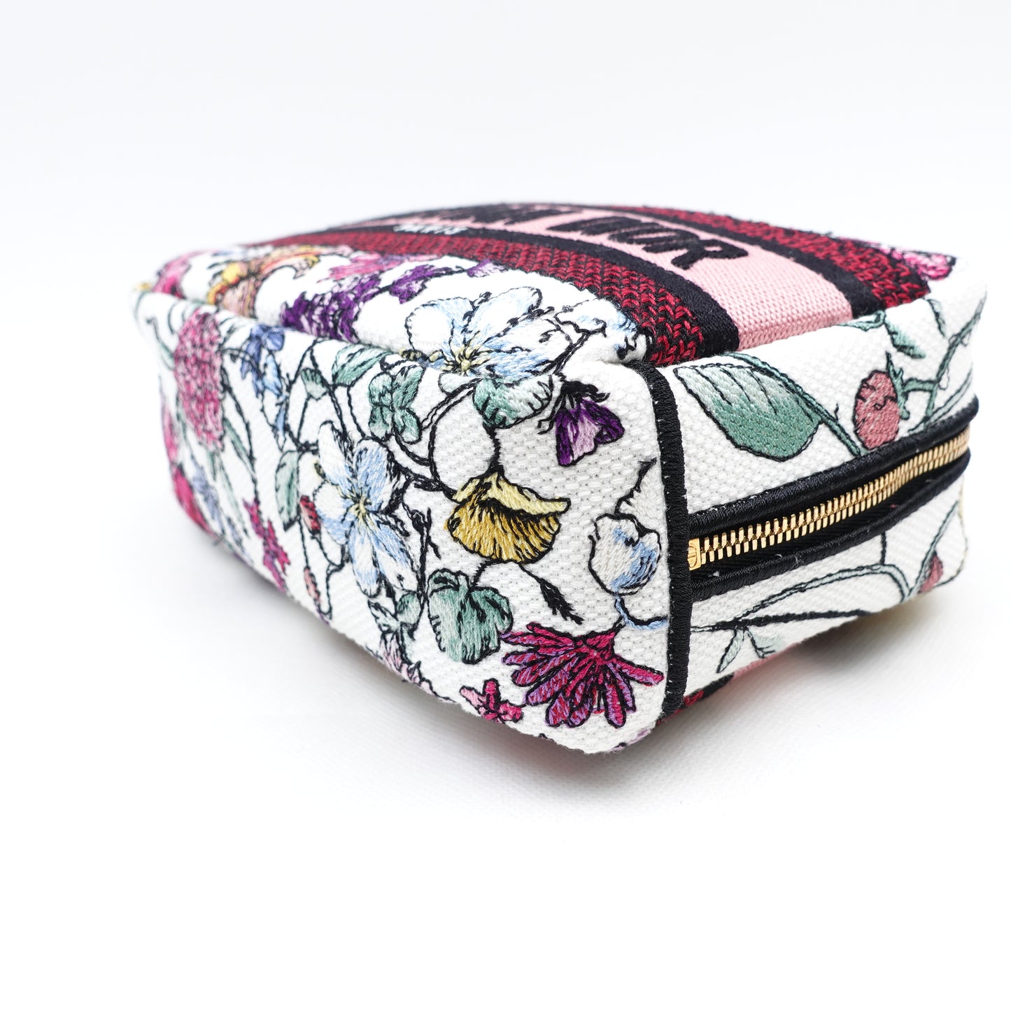Pre-owned Dior Floral Canvas Clutch