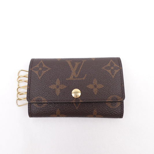 Pre-owned Louis Vuitton Micro Monogram Coated Canvas Key Holder