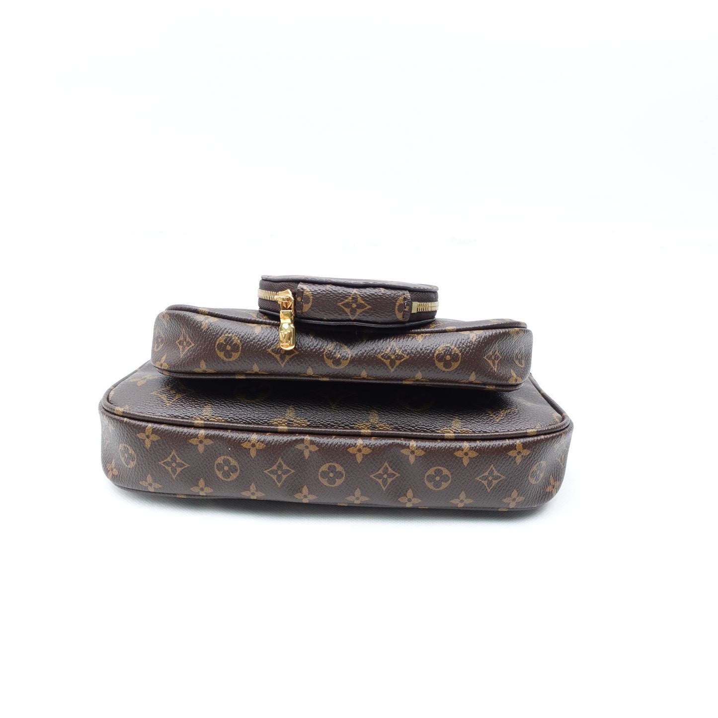 Pre-owned Louis Vuitton Multi Pochette Accessories Monogram Coated Canvas Shoulder Bag T10312620