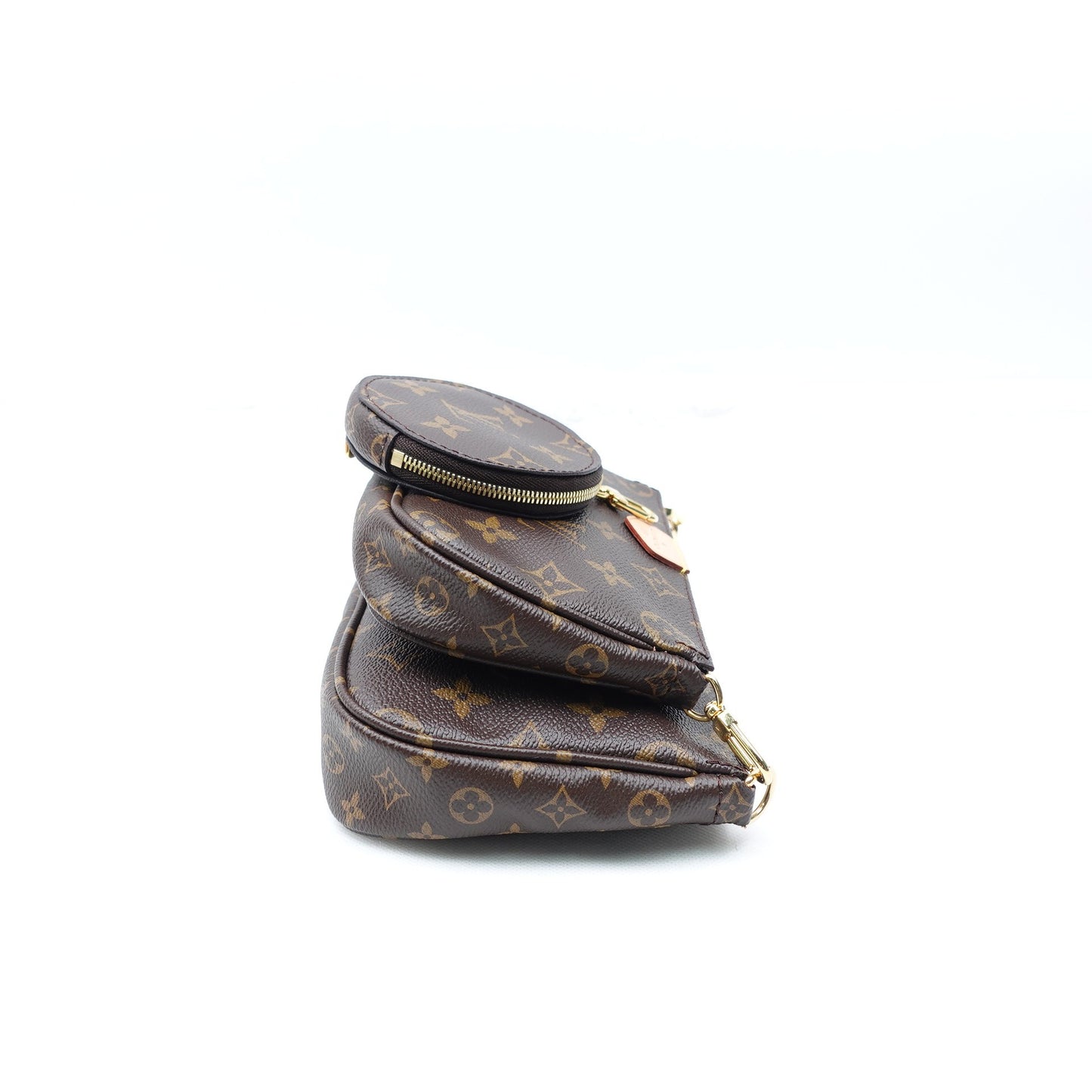 Pre-owned Louis Vuitton Multi Pochette Accessories Monogram Coated Canvas Shoulder Bag T10312620