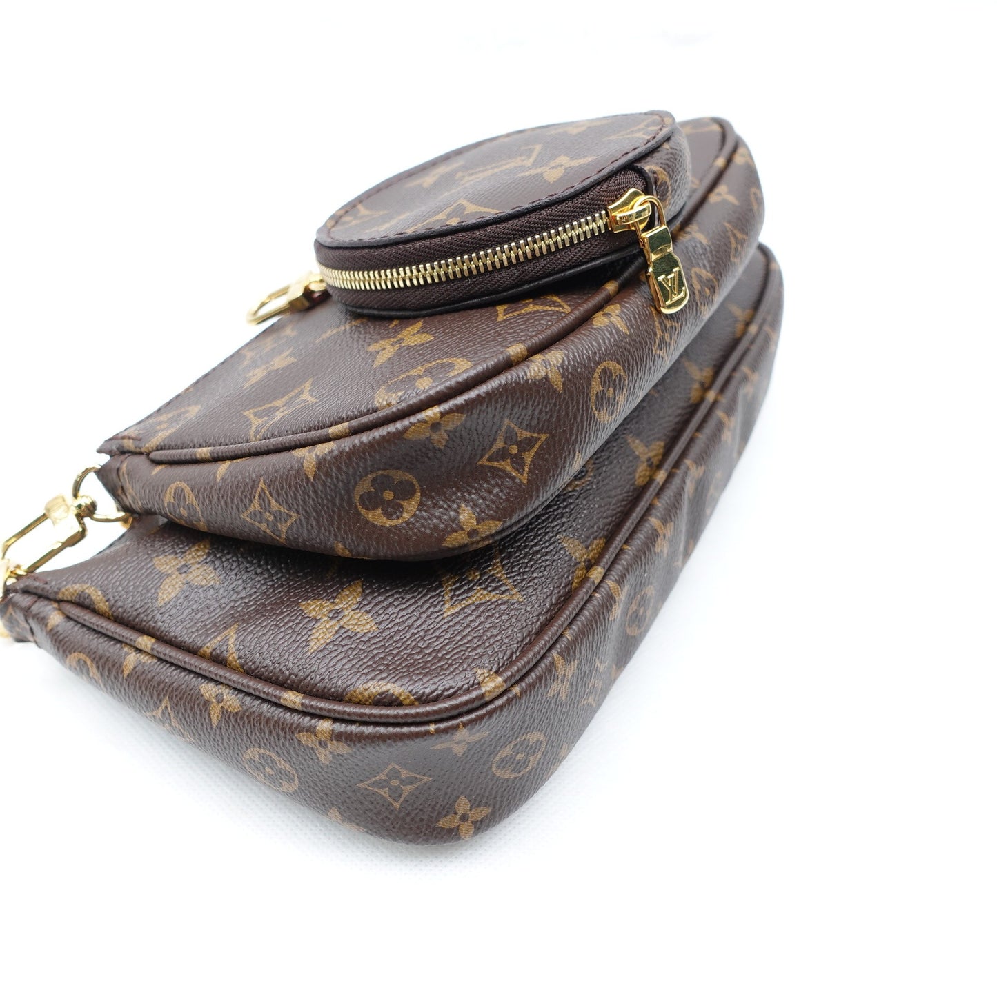 Pre-owned Louis Vuitton Multi Pochette Accessories Monogram Coated Canvas Shoulder Bag T10312620