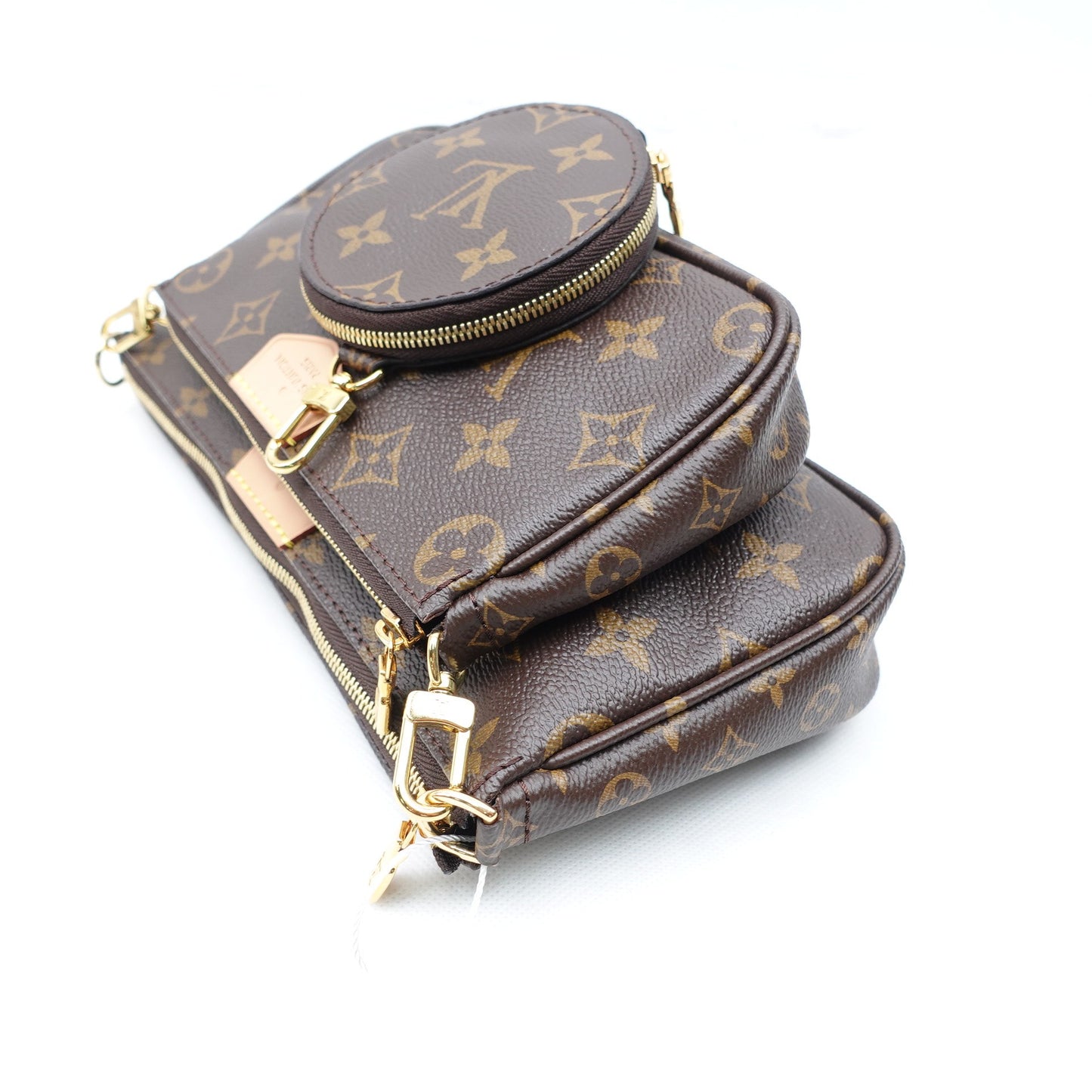 Pre-owned Louis Vuitton Multi Pochette Accessories Monogram Coated Canvas Shoulder Bag T10312620