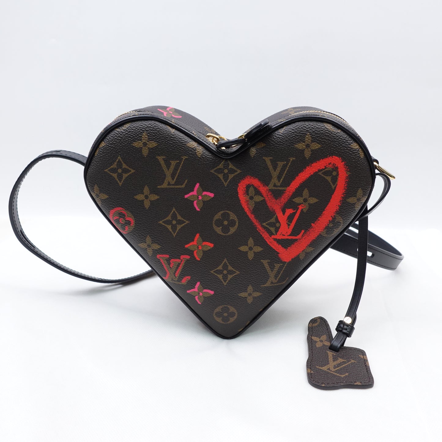 Pre-Owned Louis Vuitton Game On Coeur Monogram Coated Canvas Shoulder Bag