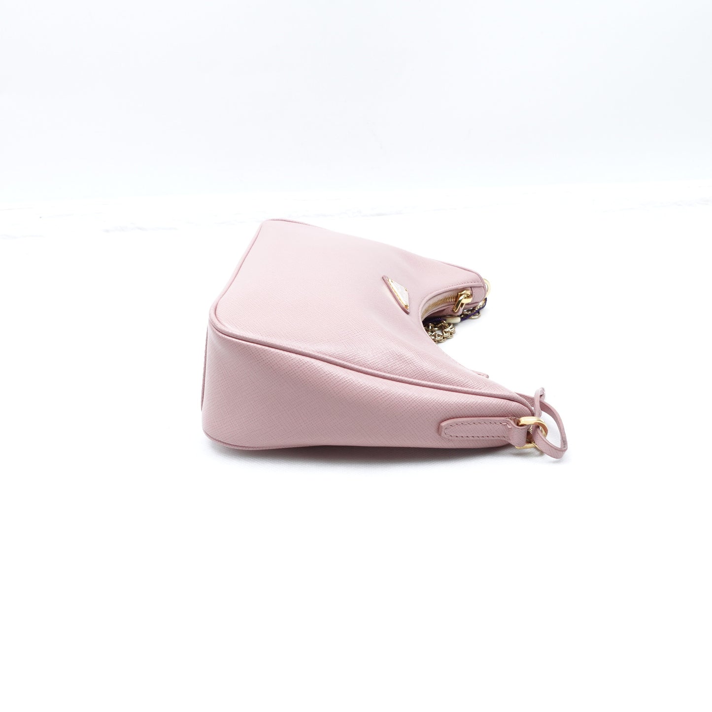 Prada Re-Edition Pink Saffinao Leather Shoulder Bag