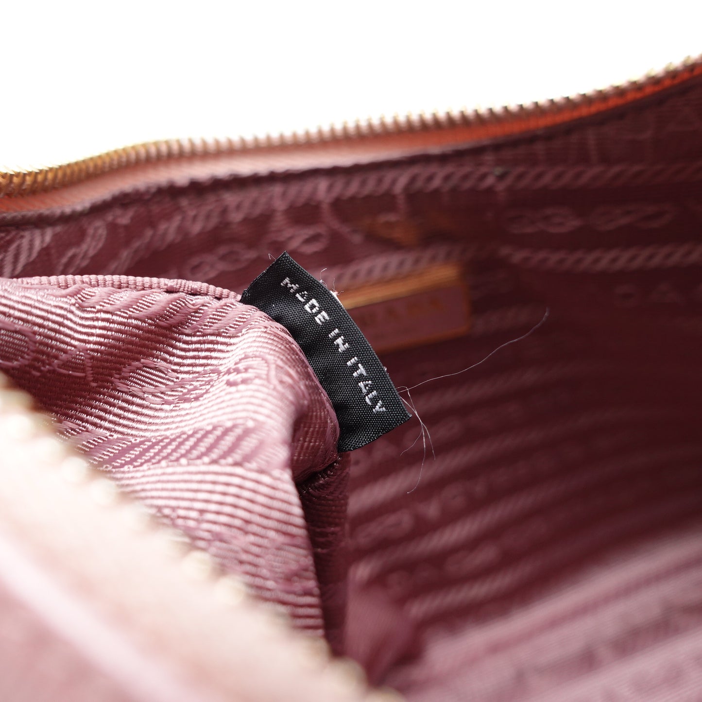 Prada Re-Edition Pink Saffinao Leather Shoulder Bag