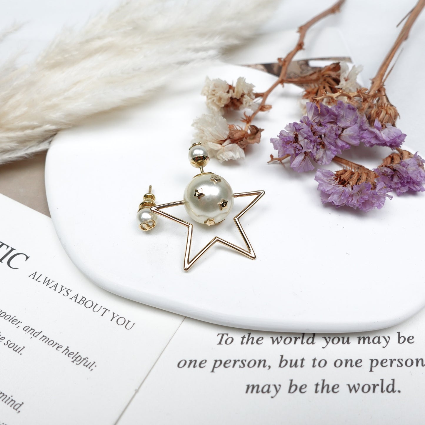 Pre-Owned Dior Tribales Star Earrings