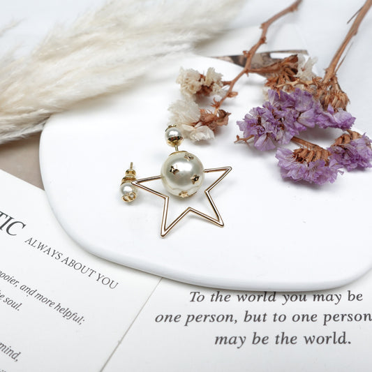 Pre-Owned Dior Tribales Star Earrings