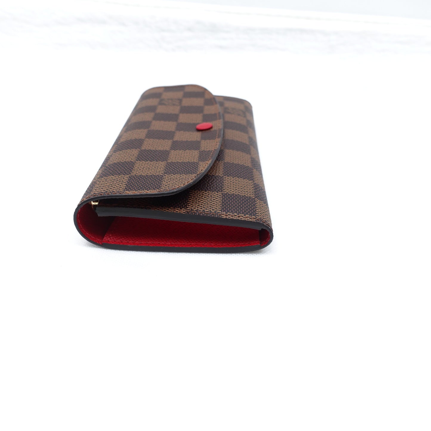 Pre-owned Louis Vuitton Emilie Damier Ebene Coated Canvas Wallet T10314483