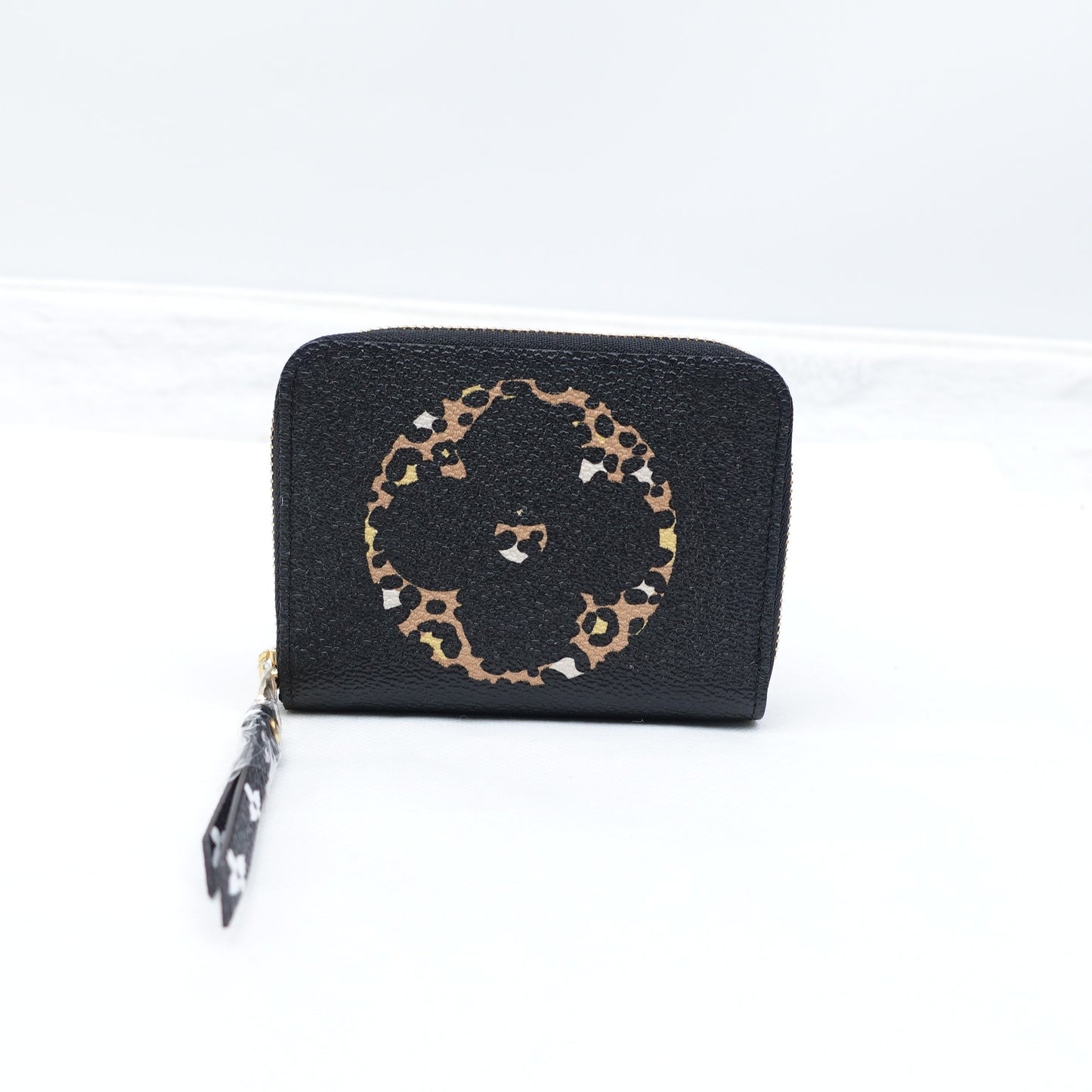 Pre-owned Louis Vuitton Portefeuille Secret Black&Brown Coated Canvas Wallet T10314487