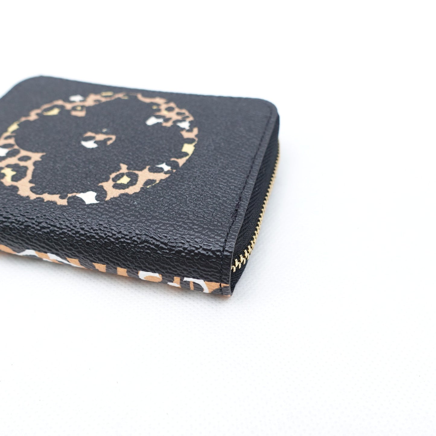 Pre-owned Louis Vuitton Portefeuille Secret Black&Brown Coated Canvas Wallet T10314487