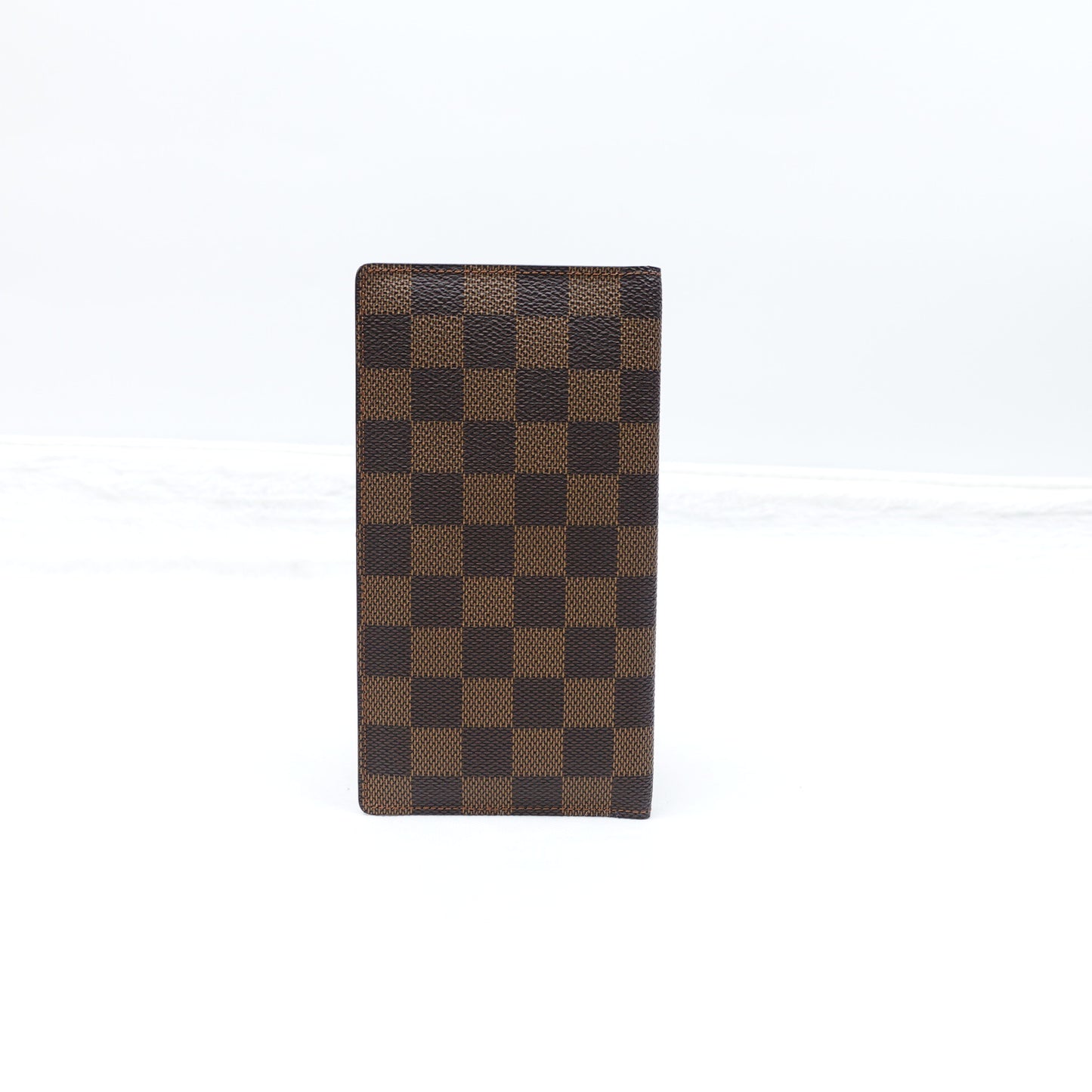 Pre-Owned Louis Vuitton Brazza Damier Ebene Coated Canvas Long Wallet