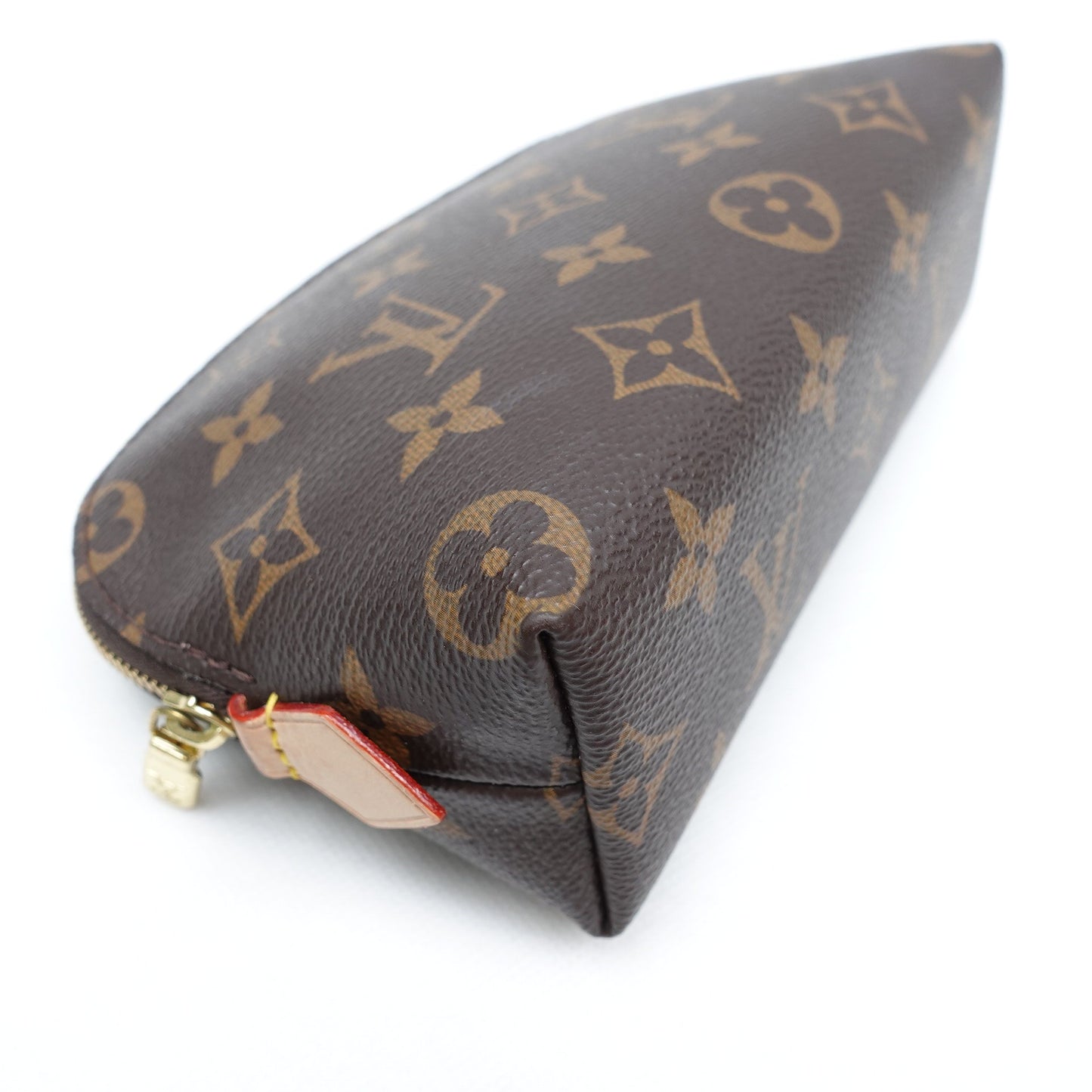 Pre-owned Louis Vuitton Poche Toilette Monogram Coated Canvas Clutch T10293091