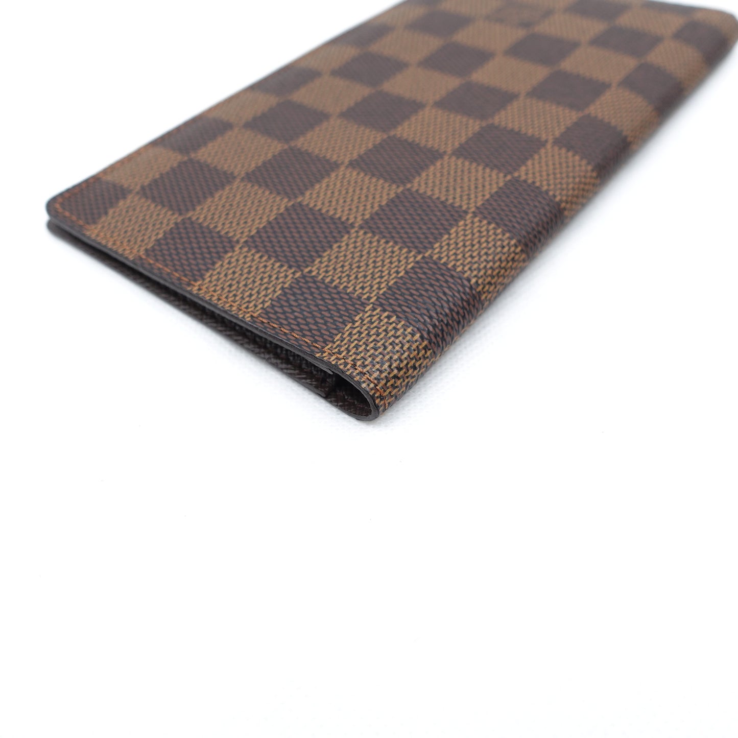 Pre-Owned Louis Vuitton Brazza Damier Ebene Coated Canvas Long Wallet