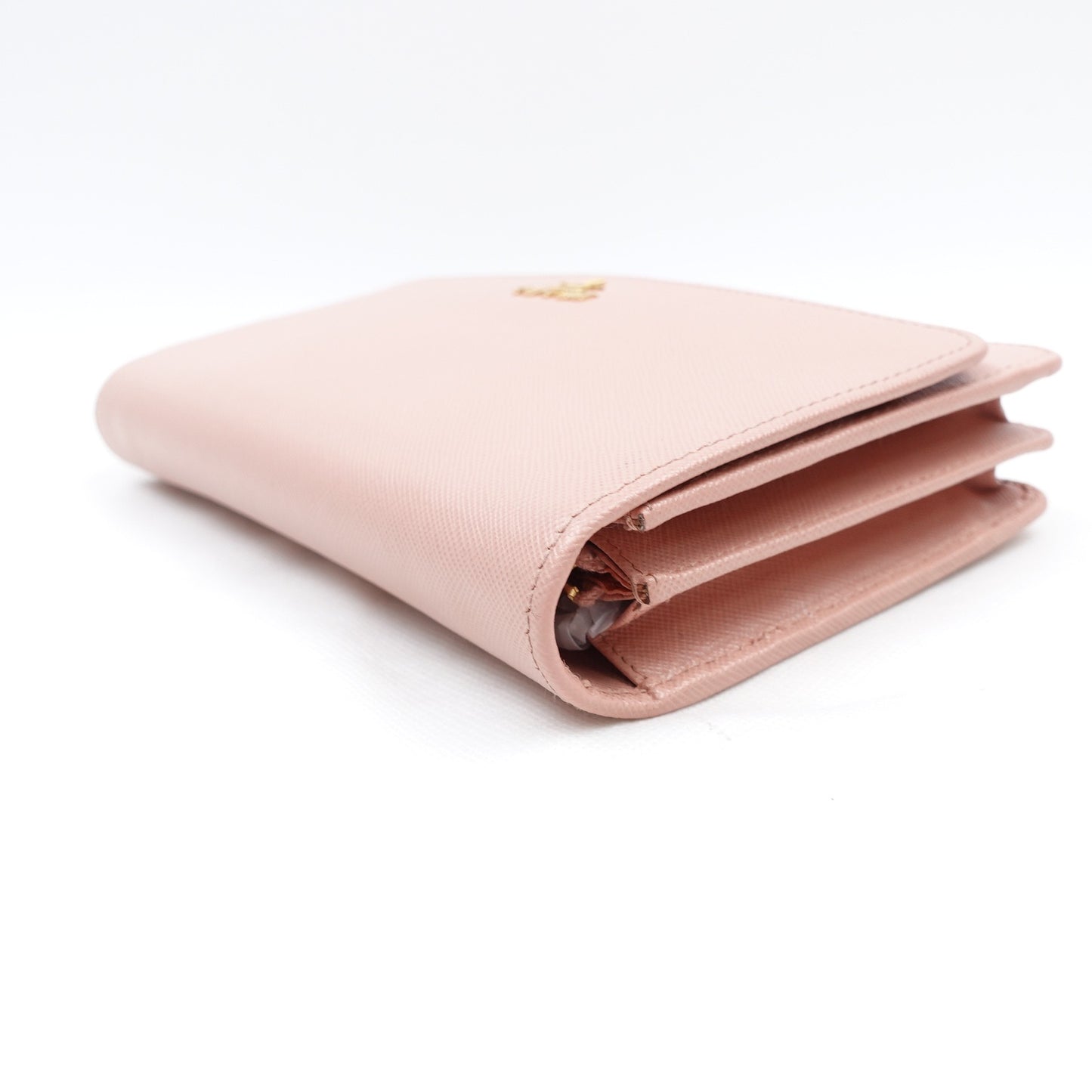 Pre-owned Prada Safiano WOC Pink Calfskin Shoulder Bag