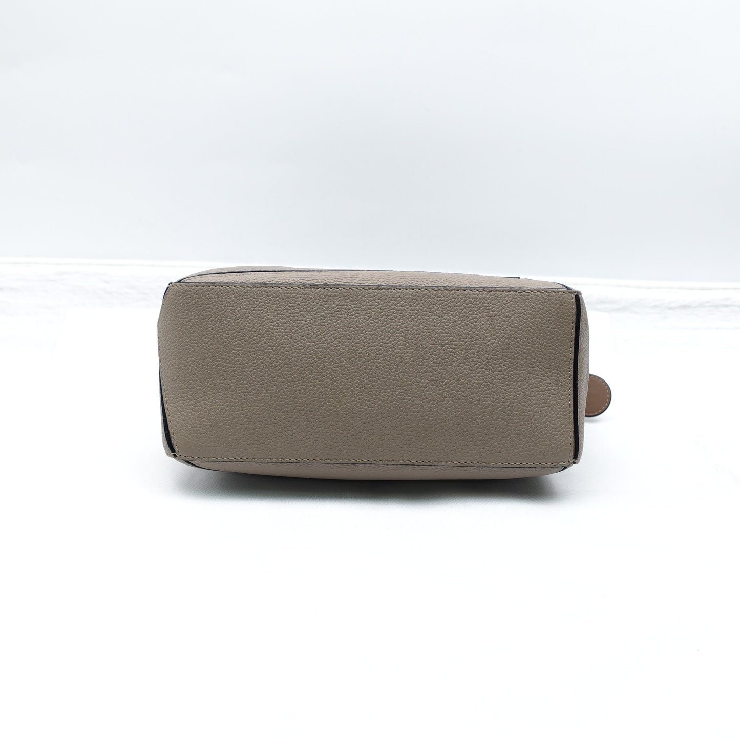 Pre-owned Loewe Puzzle Small Grey Calfskin Shoulder Bag