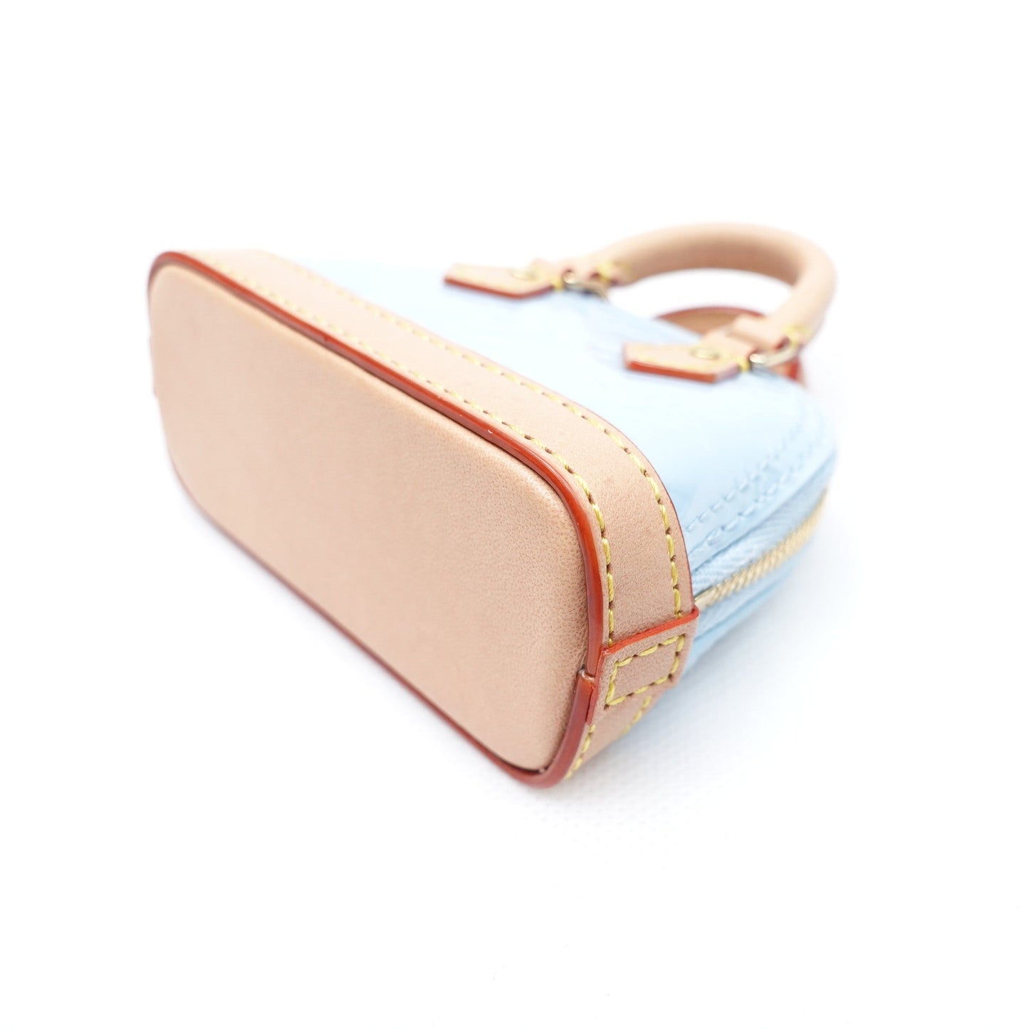 Pre-owned Louis Vuitton Alma Blue Vernis Bag Charm