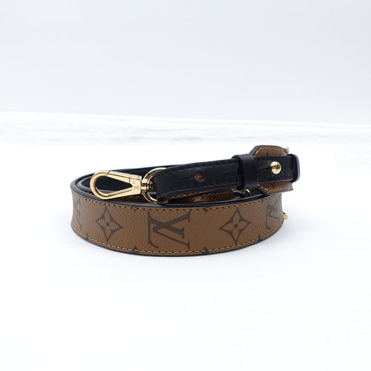 Pre-owned Louis Vuitton Monogram Coated Canvas&Calfskin Belt