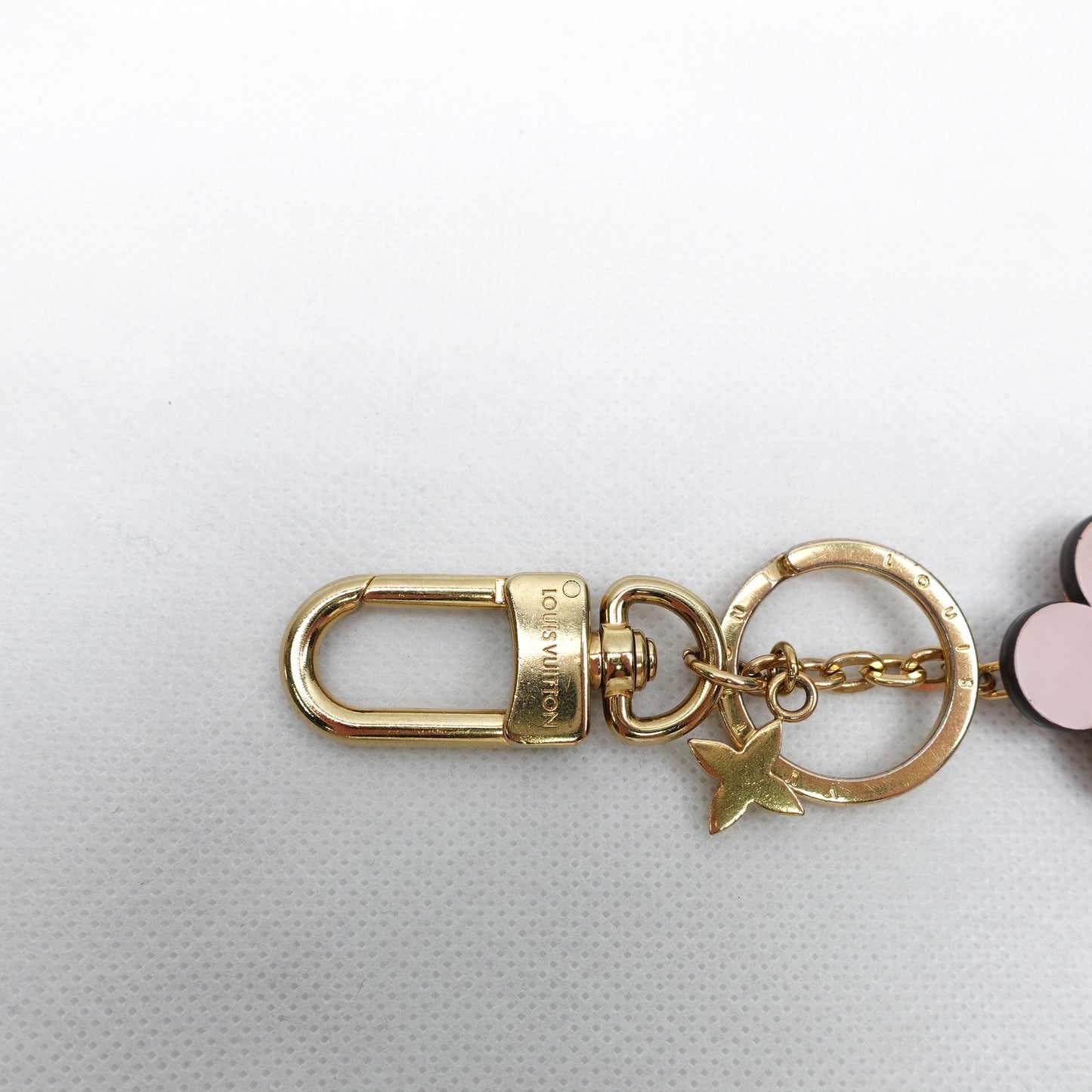 Pre-Owned Louis Vuitton Monogram&Pink Bag Charm