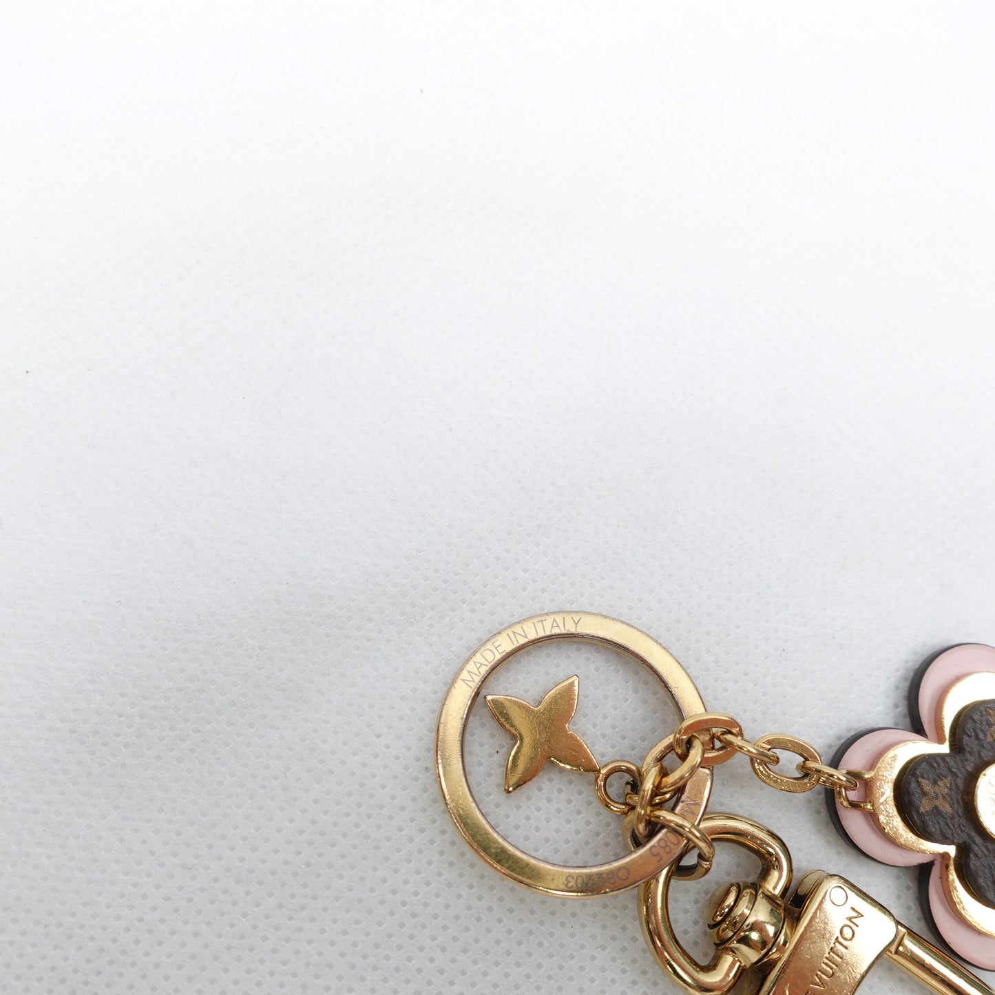 Pre-Owned Louis Vuitton Monogram&Pink Bag Charm