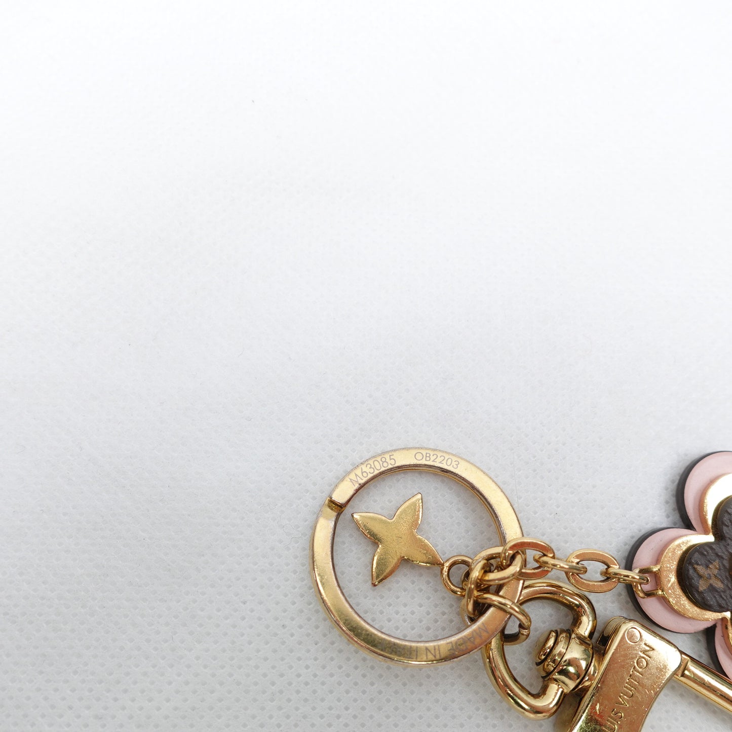Pre-Owned Louis Vuitton Monogram&Pink Bag Charm