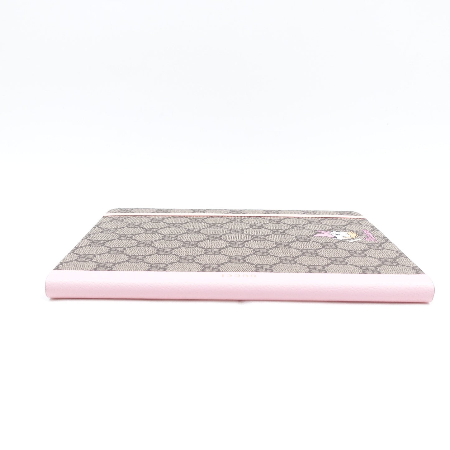 Pre-owned Gucci Disney Monogram & Pink Coated Canvas Notebook