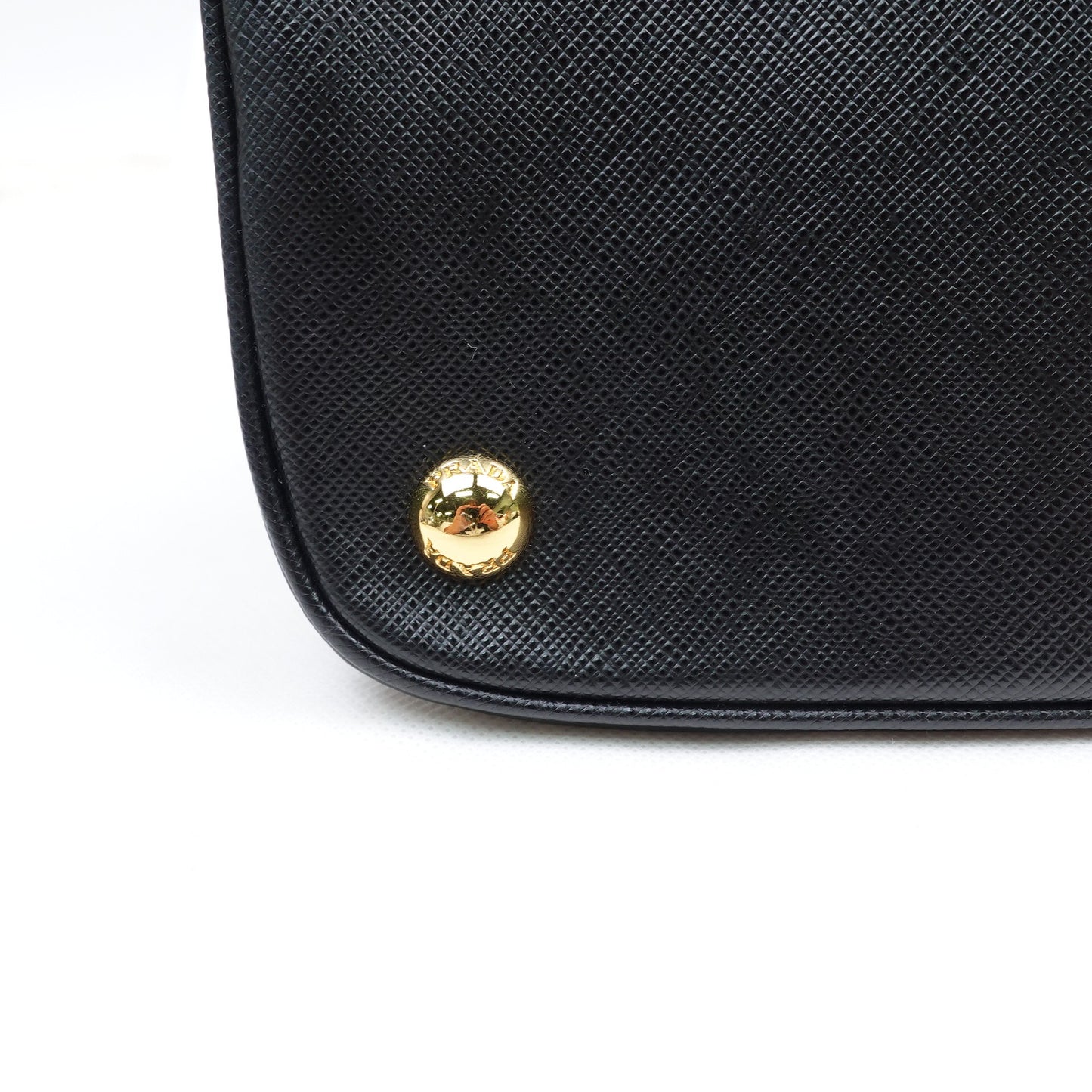 Pre-owned Prada Black Calfskin Shoulder Bag