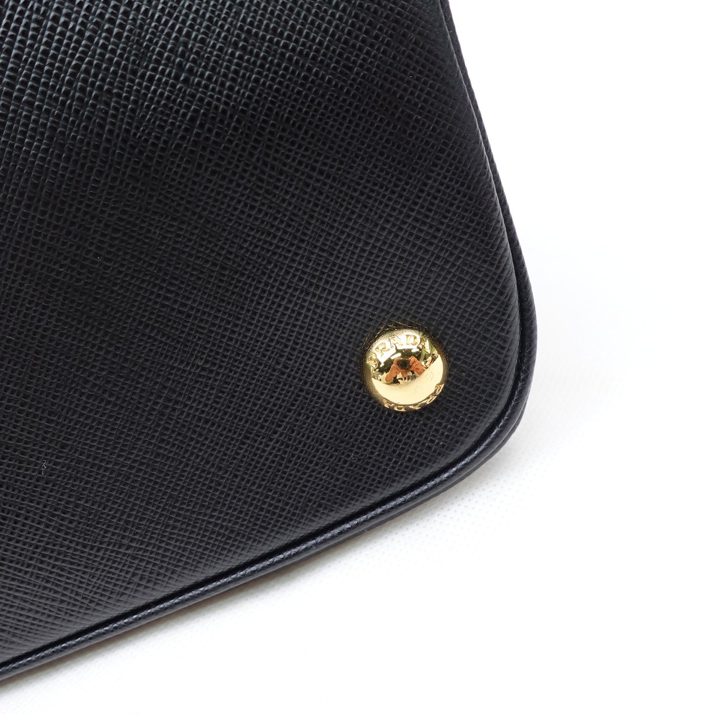 Pre-owned Prada Black Calfskin Shoulder Bag