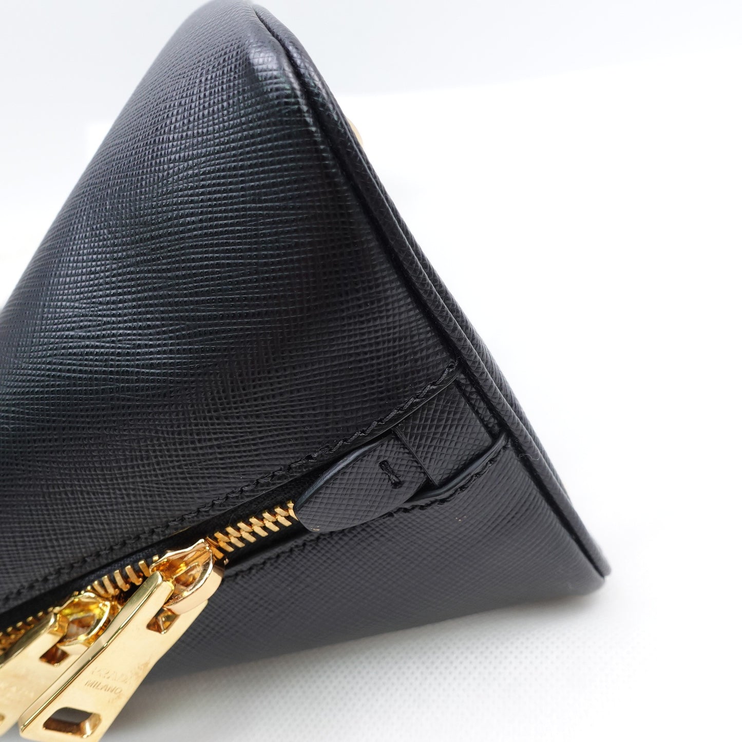 Pre-owned Prada Black Calfskin Shoulder Bag