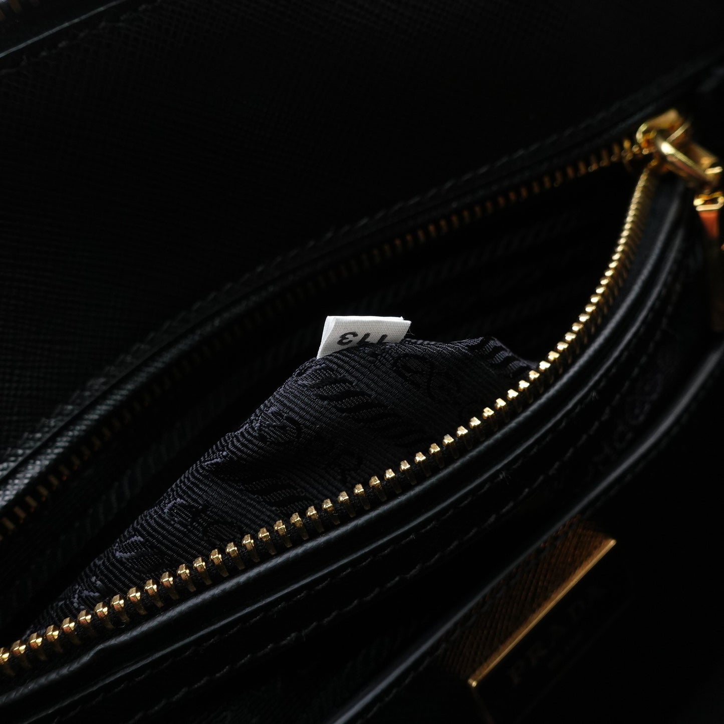 Pre-owned Prada Black Calfskin Shoulder Bag