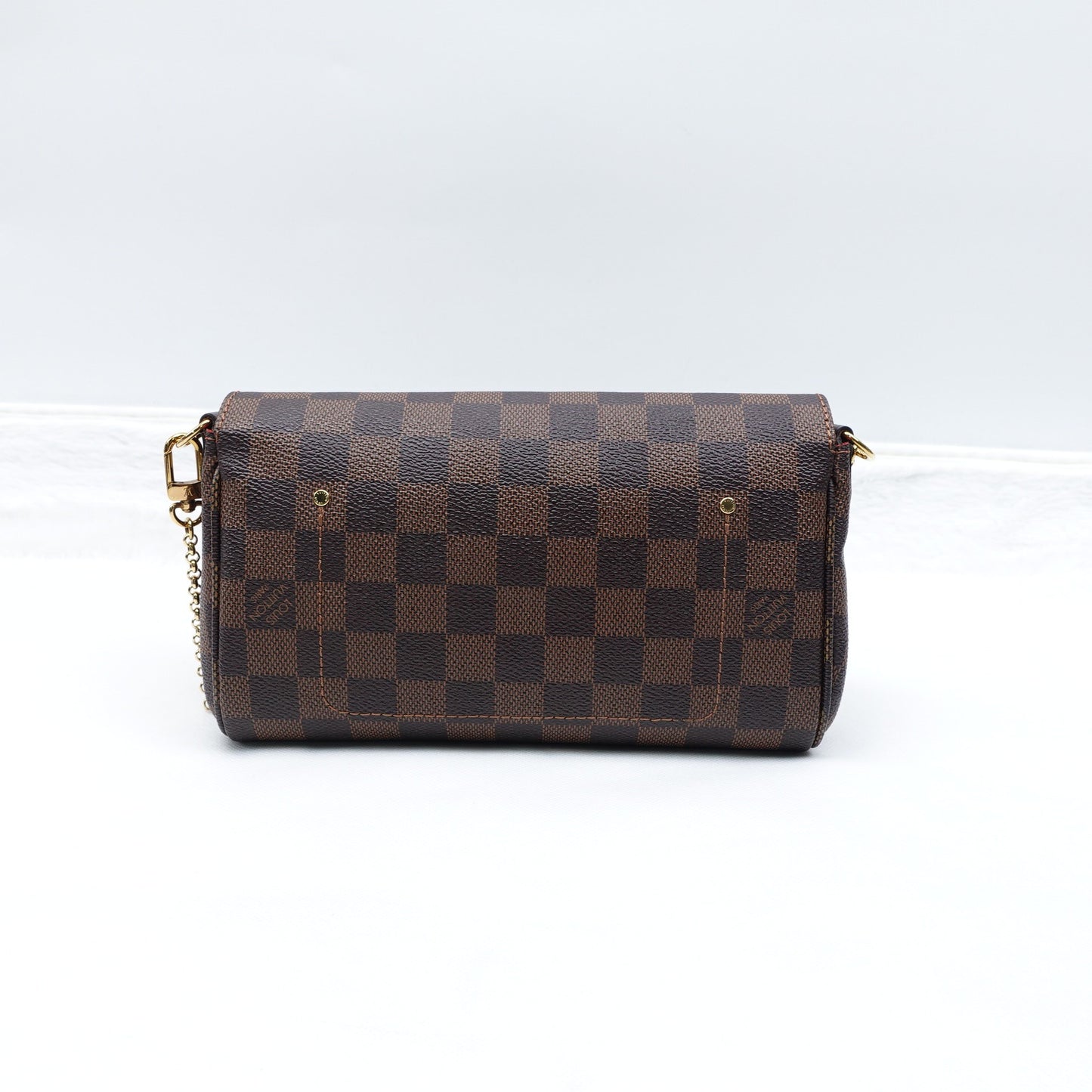 Pre-owned Louis Vuitton Favorite PM Damier Ebene Coated Canvas Shoulder Bag