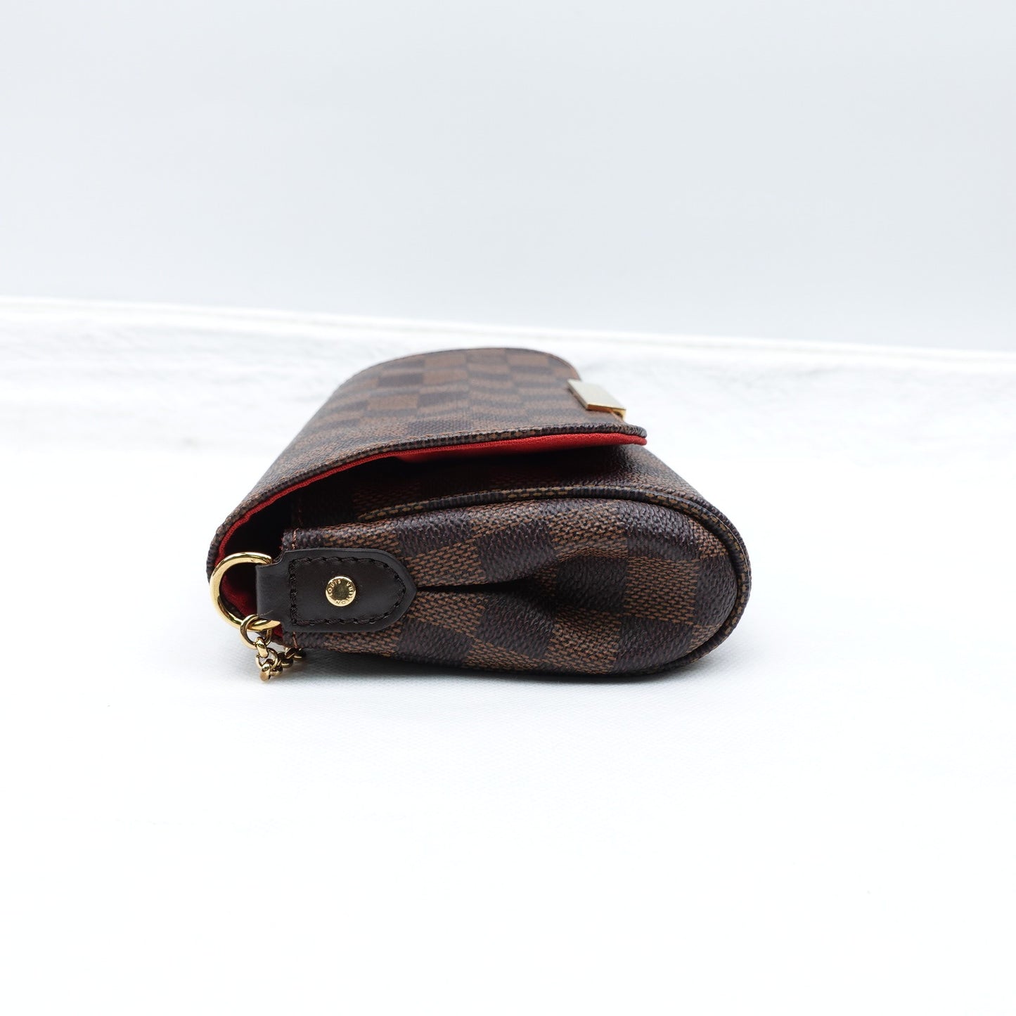 Pre-owned Louis Vuitton Favorite PM Damier Ebene Coated Canvas Shoulder Bag