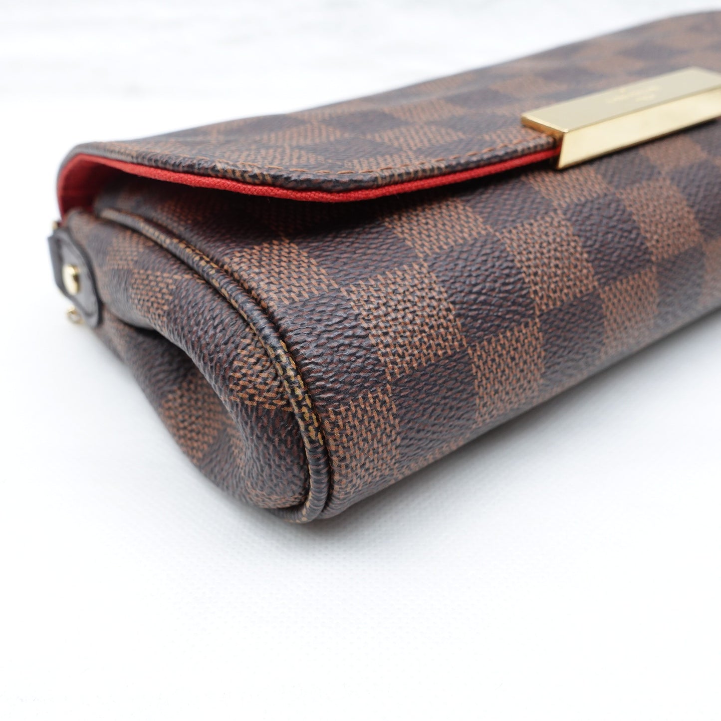 Pre-owned Louis Vuitton Favorite PM Damier Ebene Coated Canvas Shoulder Bag