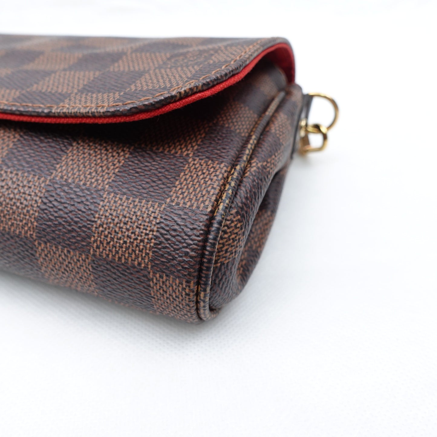 Pre-owned Louis Vuitton Favorite PM Damier Ebene Coated Canvas Shoulder Bag