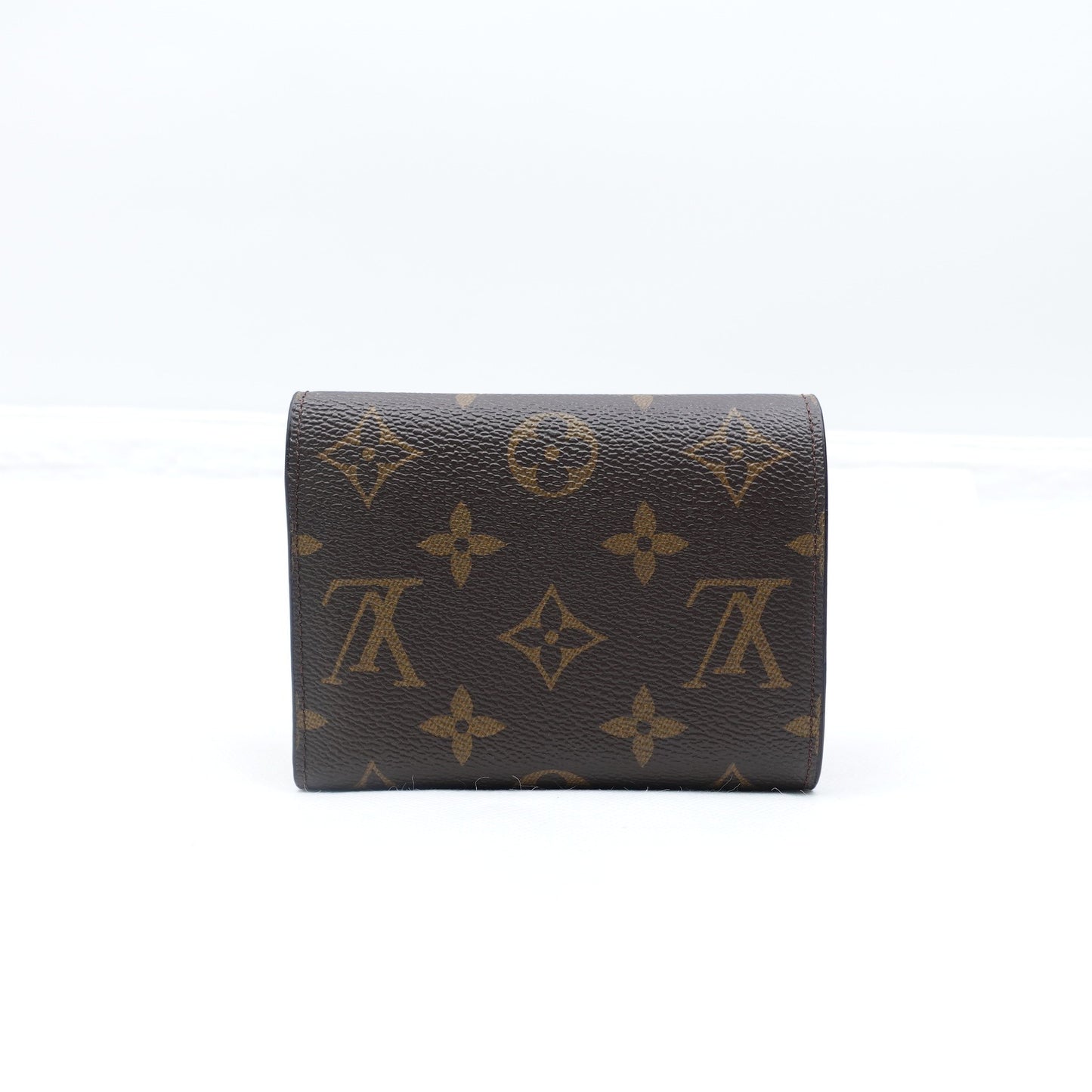 Pre-owned Louis Vuitton Victorine Monogram Coated Canvas Short Wallet